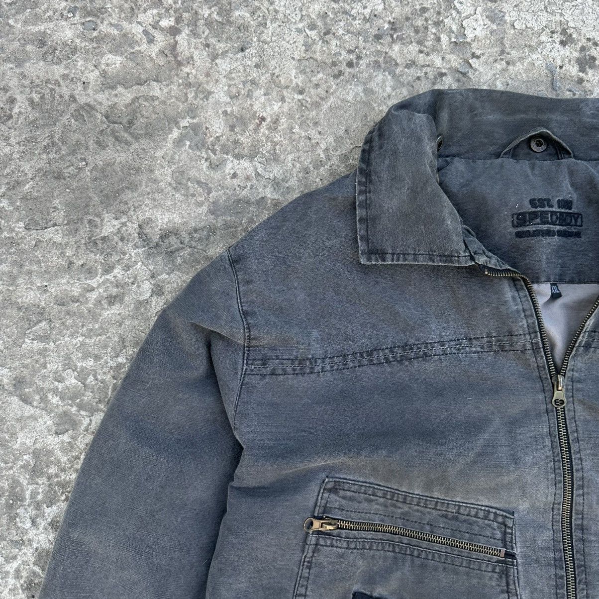 Grunt Style Vintage Japanese Style Sped Boy Light Jacket Bomber Y2K 00s Size US XXL / EU 58 / 5 - 8 Thumbnail