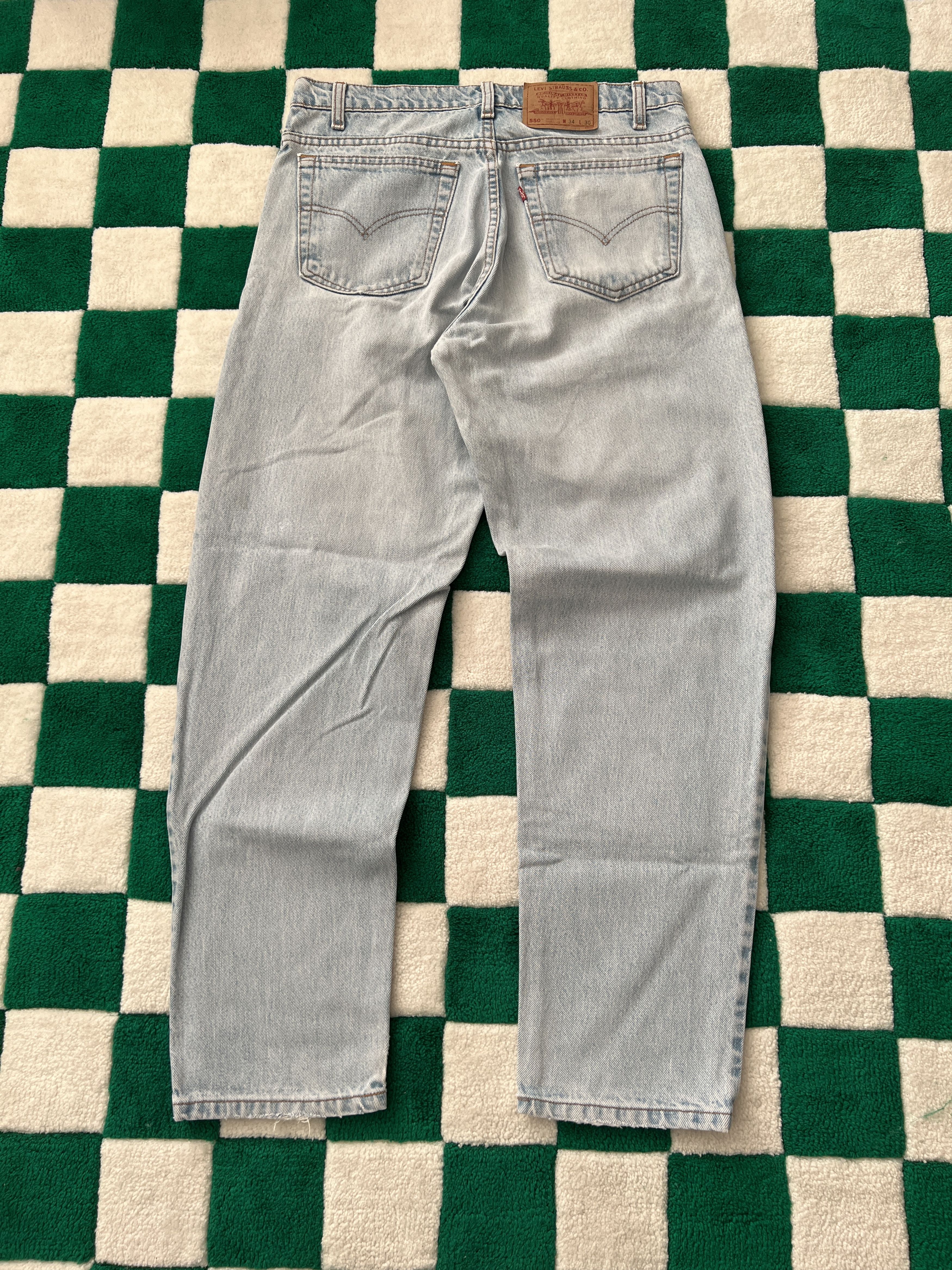Levi's Vintage 90s Levis 550 Denim Jeans Size US 32 / EU 48 - 1 Thumbnail