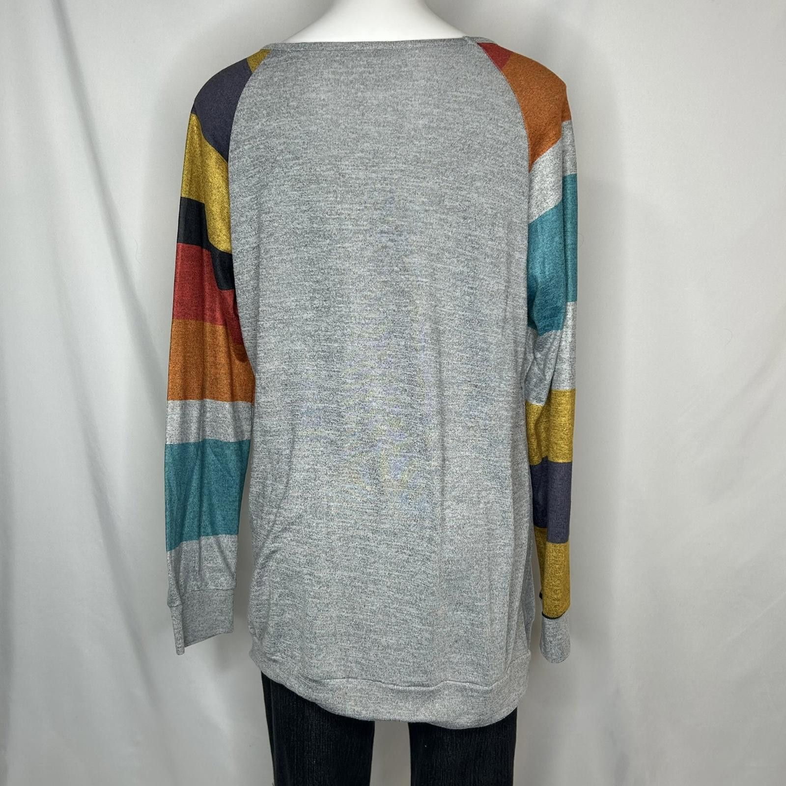 Designer Our Precious Chama Women's Raglan Knit Sweater, XL Size XL / US 12-14 / IT 48-50 - 3 Thumbnail