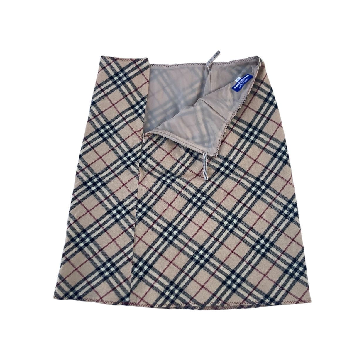 Burberry BURBERRY LONDON BLUE LABEL NOVA CHECK SKIRT Size 27" / US 4 / IT 40 - 3 Thumbnail