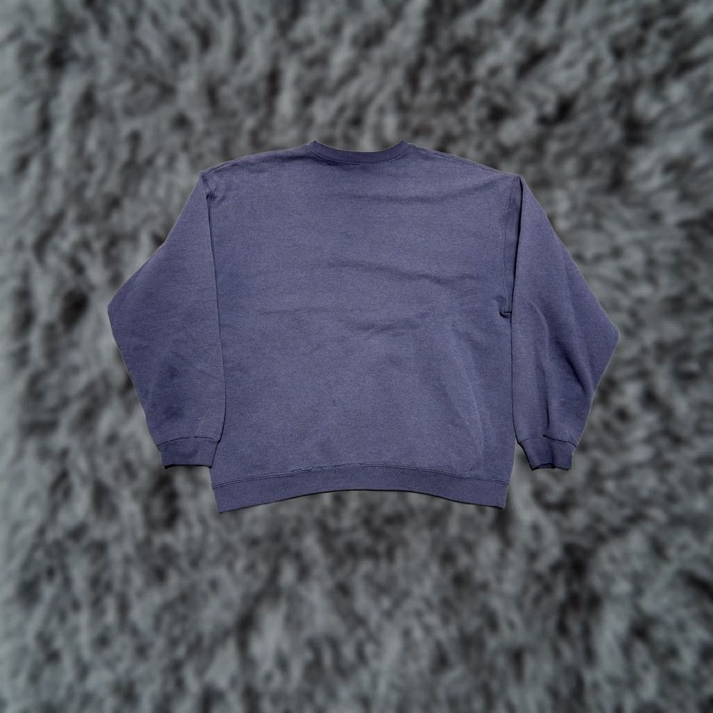 Vintage VINTAGE 90s Streetwear Mens Large Crewneck Sweatshirt Heather Blue USA Size US L / EU 52-54 / 3 - 1 Thumbnail