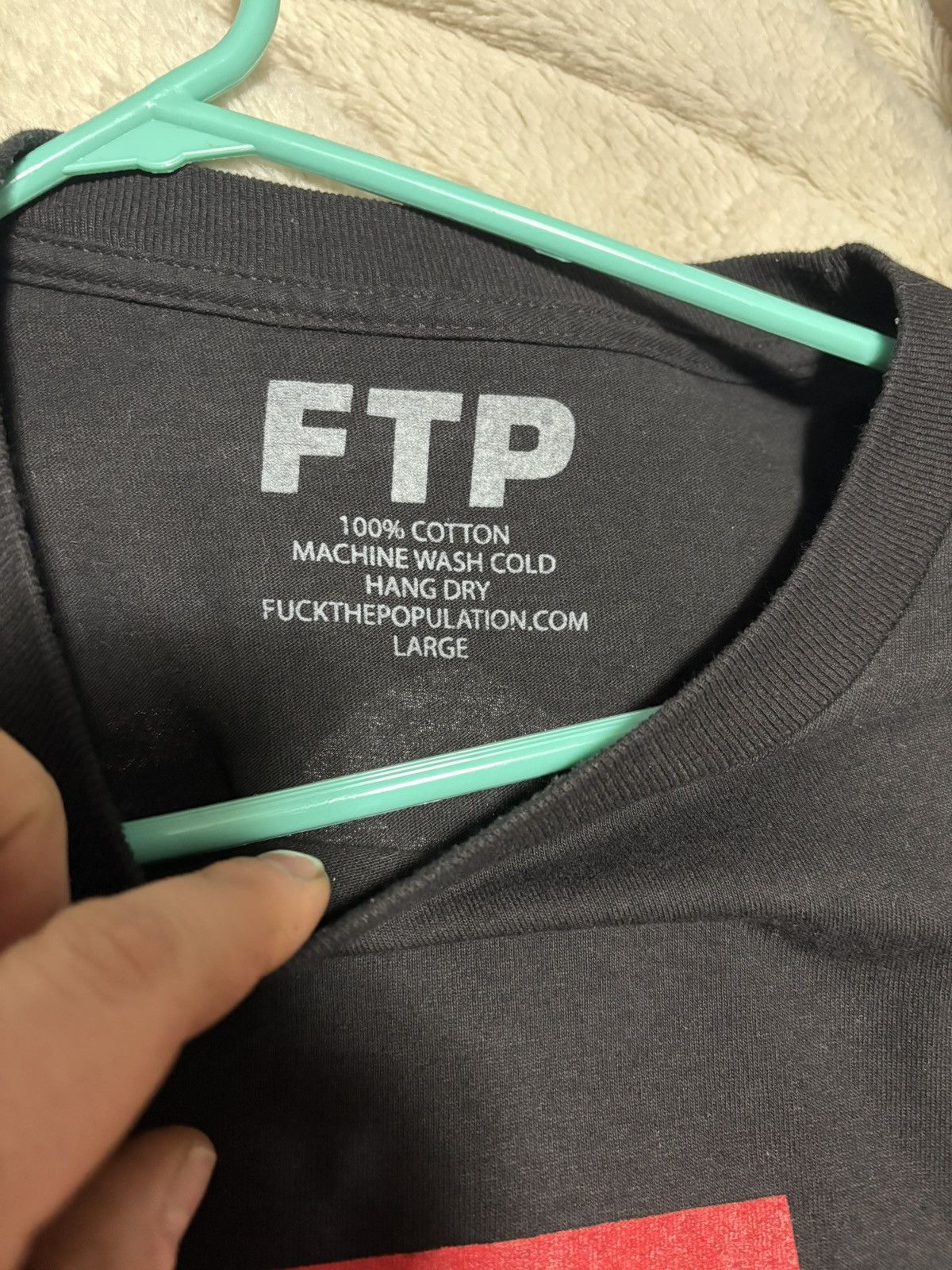Fuck The Population Ftp god cant save you long sleeve Size US L / EU 52-54 / 3 - 5 Thumbnail