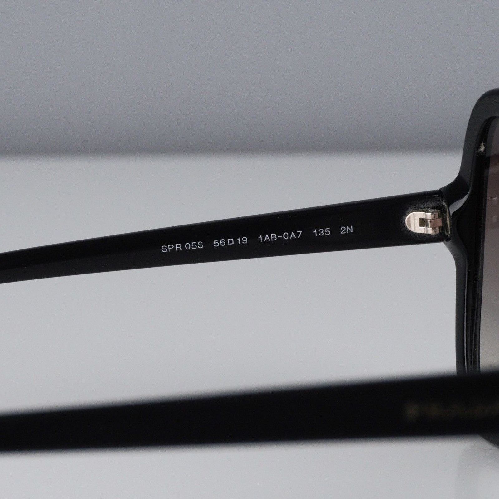 Prada Vintage prada mask silver logo black shield sunglasses Size ONE SIZE - 4 Thumbnail