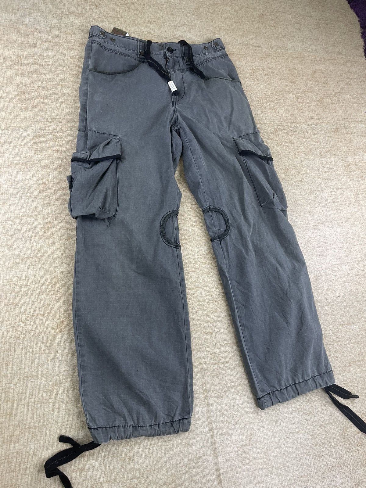 Vintage PPFM Yellow Riot Punks! Bondage Multipocket Pants