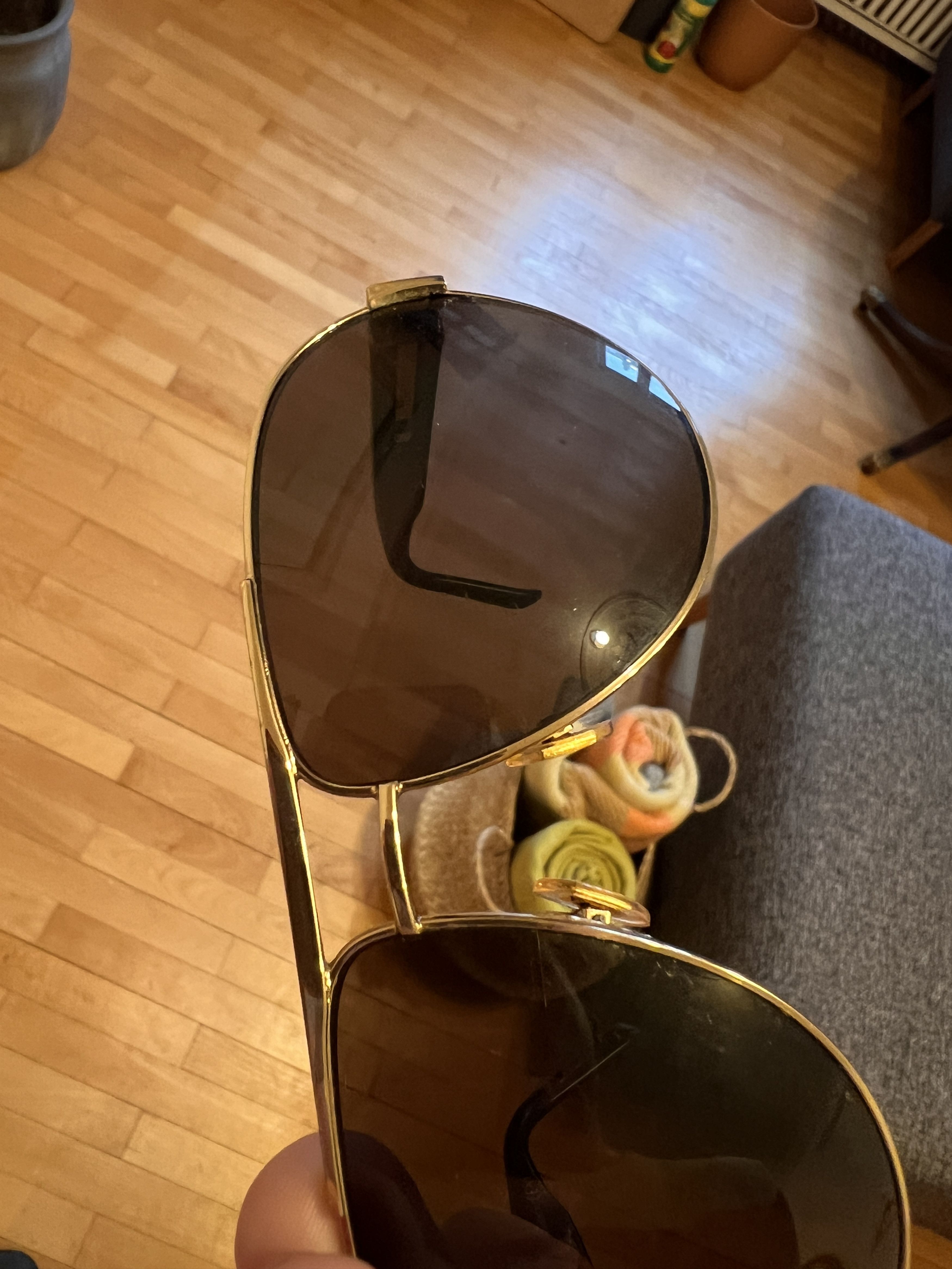 Gucci Pilot Sunglasses 😎 Size ONE SIZE - 6 Thumbnail