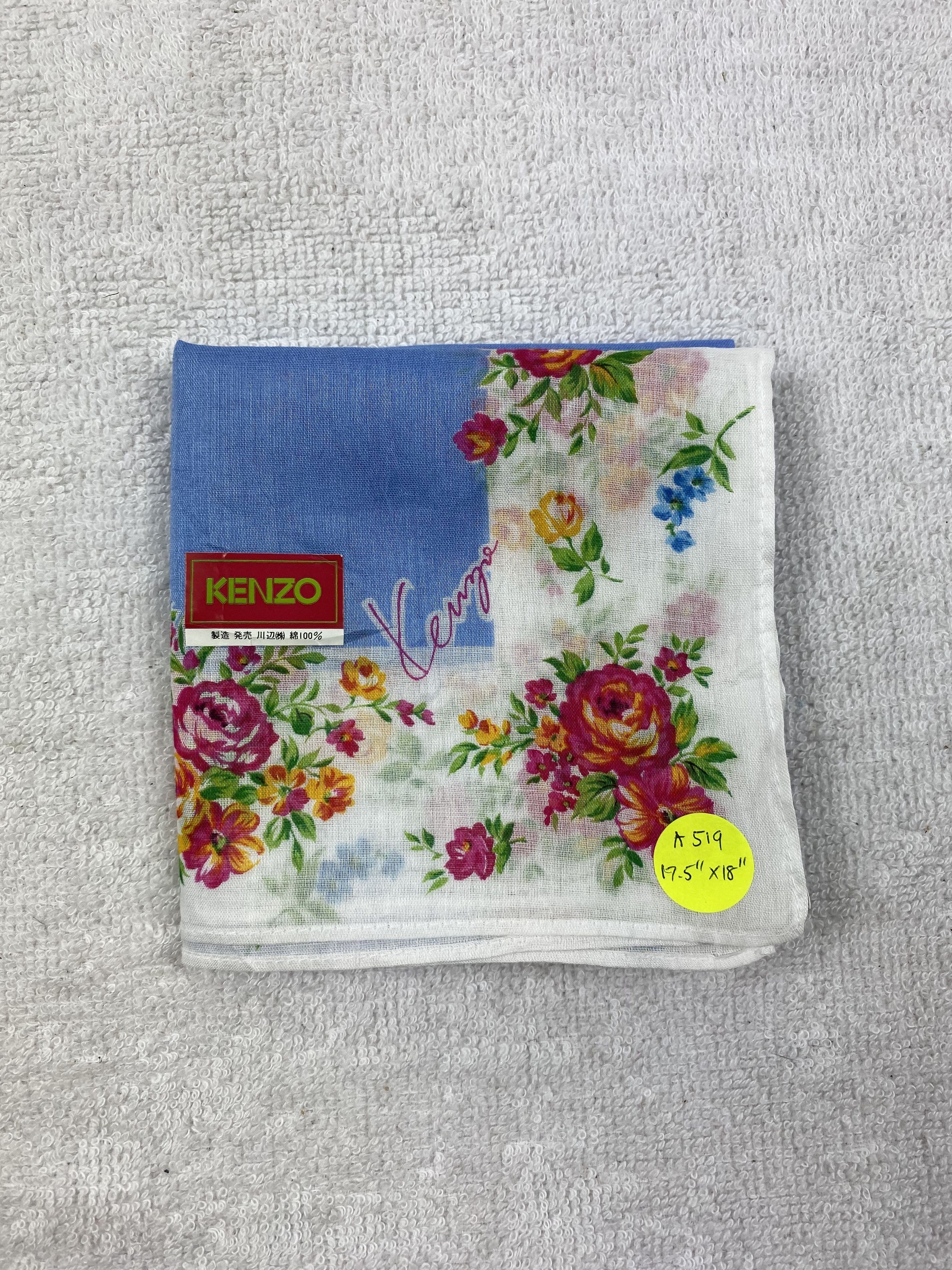 Kenzo Kenzo Floral Handkerchief / Bandana / Neckerchief Size ONE SIZE - 6 Thumbnail