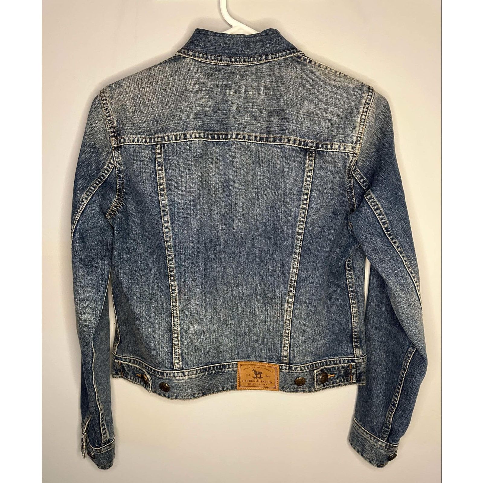 Ralph Lauren Lauren Jeans Co. Ralph Lauren Denim Jean Jacket Blue Women P Size S / US 4 / IT 40 - 6 Thumbnail