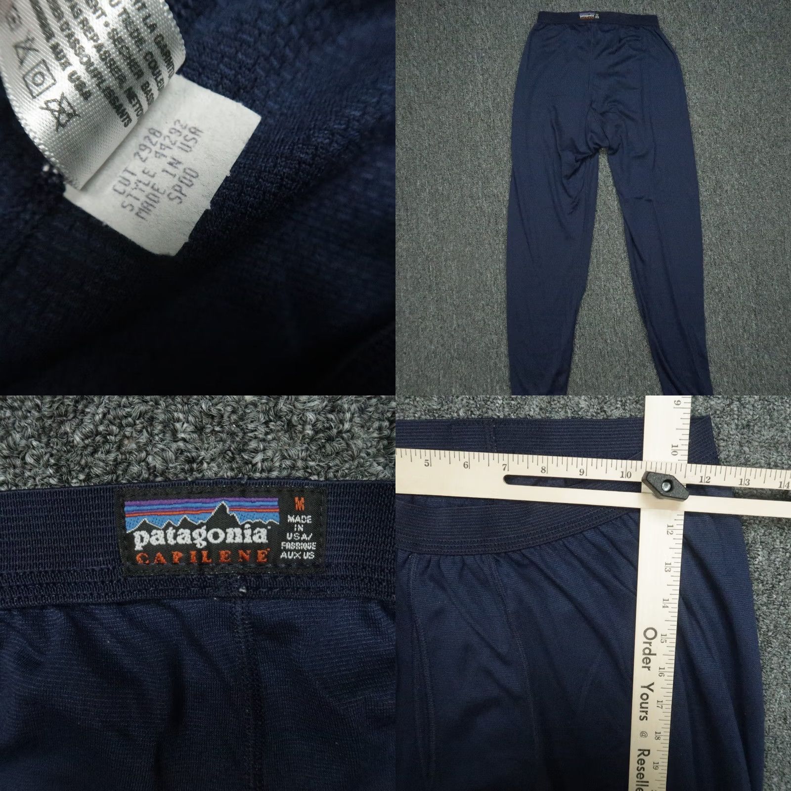 Patagonia VINTAGE Patagonia Set Mens Medium Capilene Thermal Long Sleeve Pullover Pants Size US M / EU 48-50 / 2 - 9 Thumbnail