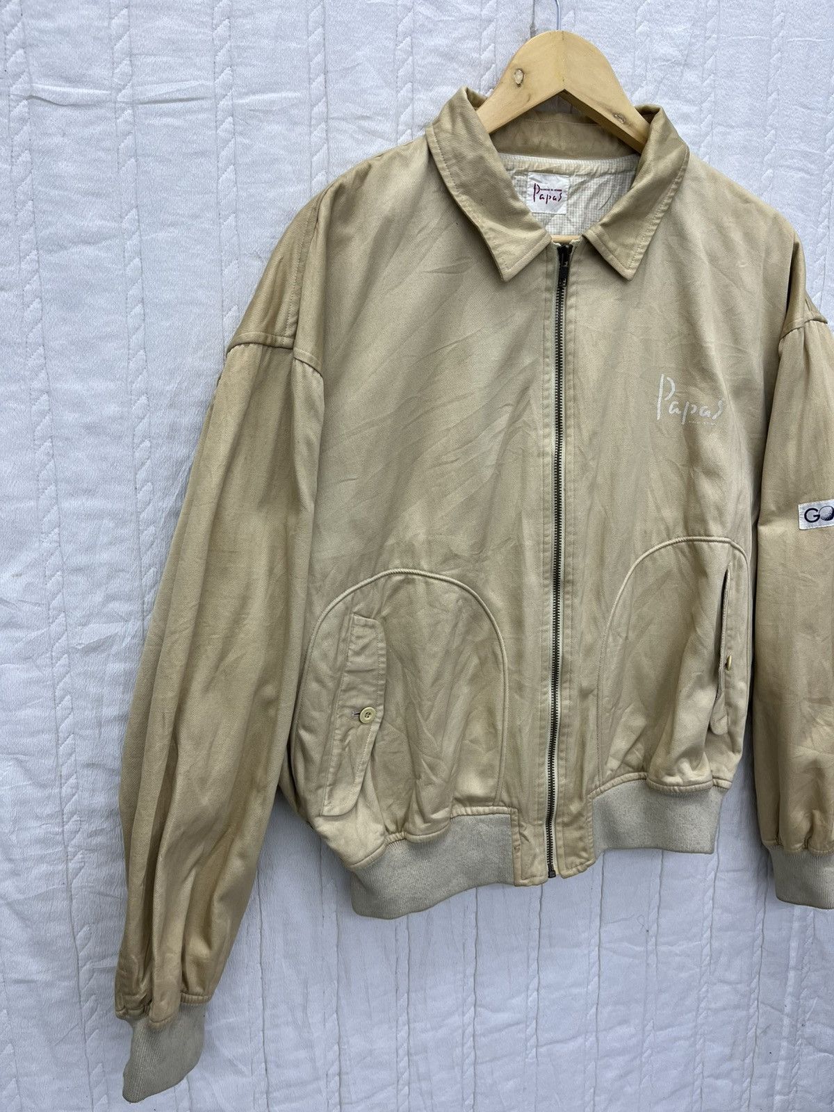 Designer × Japanese Brand × Vintage ARCHIVE🔥VTG PAPAS GOLF BOMBER JACKET Size US M / EU 48-50 / 2 - 5 Thumbnail