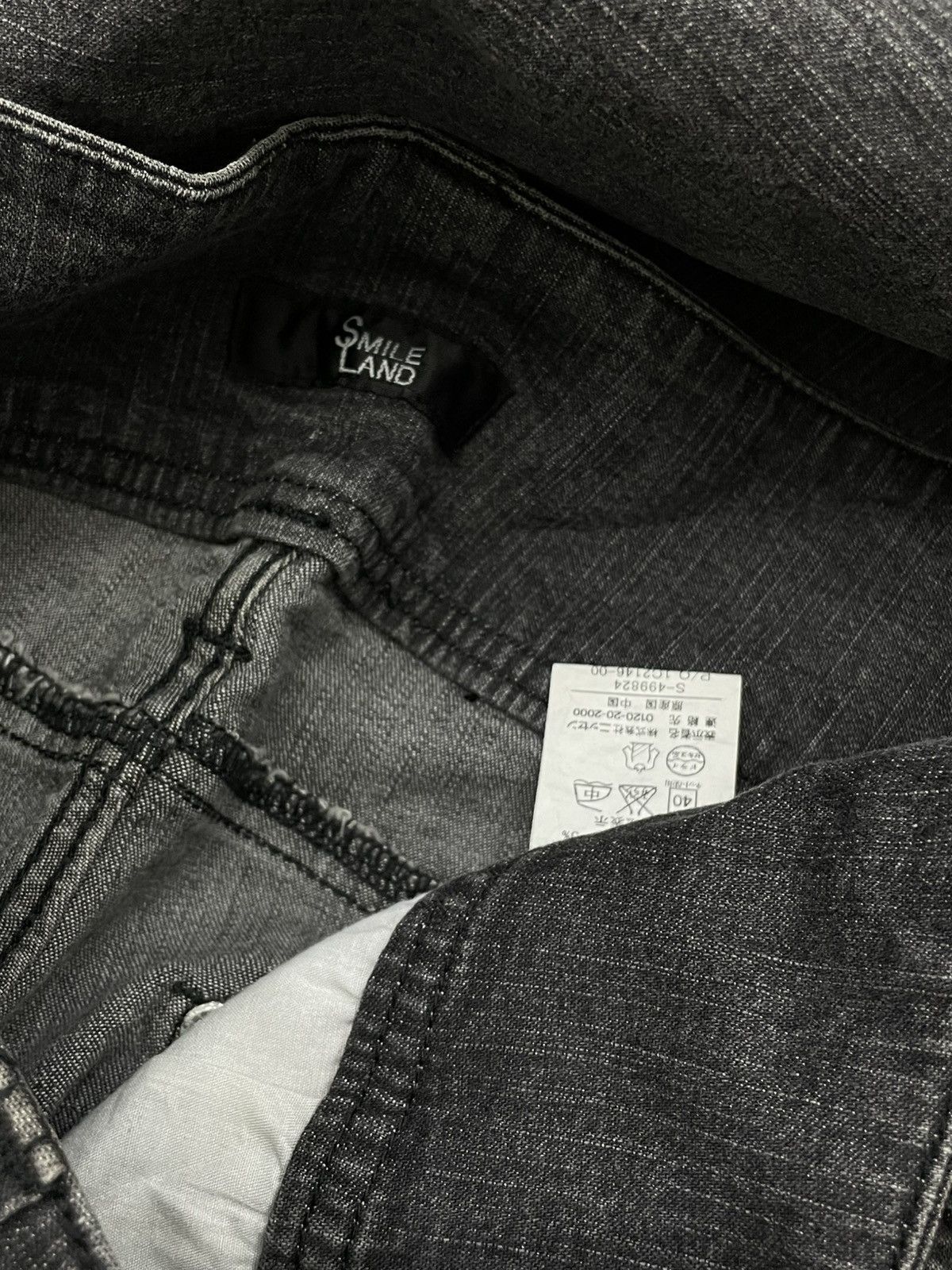 Tornado Mart SMILE LAND 1990S JAPAN DESIGNER LACE UP FLARED OG DENIM Size US 32 / EU 48 - 10 Thumbnail