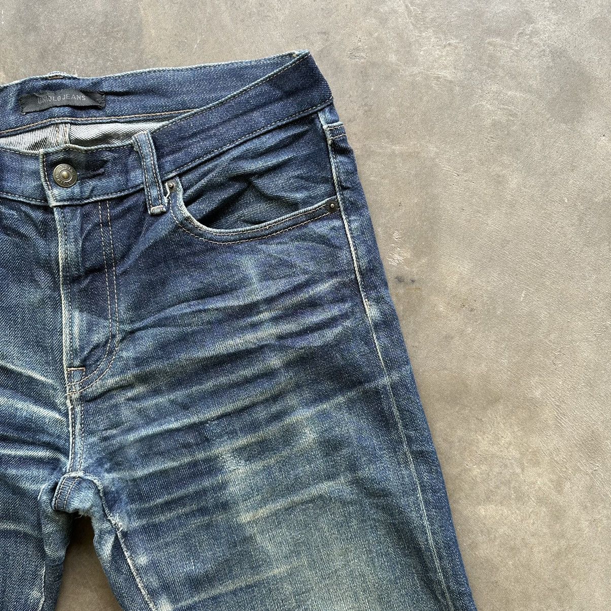 Japanese Brand W32 🔥 Vtg Japanese Faded Denim Jean Pant Size US 32 / EU 48 - 5 Thumbnail