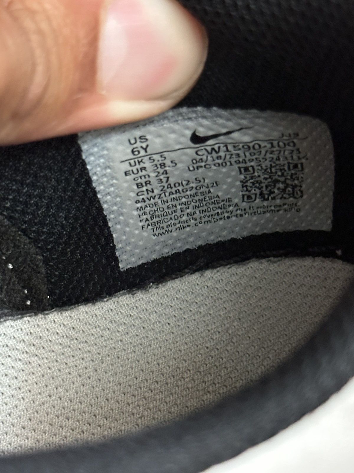 Nike Nike dunk low panda - size 6 - black white Size US 6 / EU 39 - 7 Thumbnail