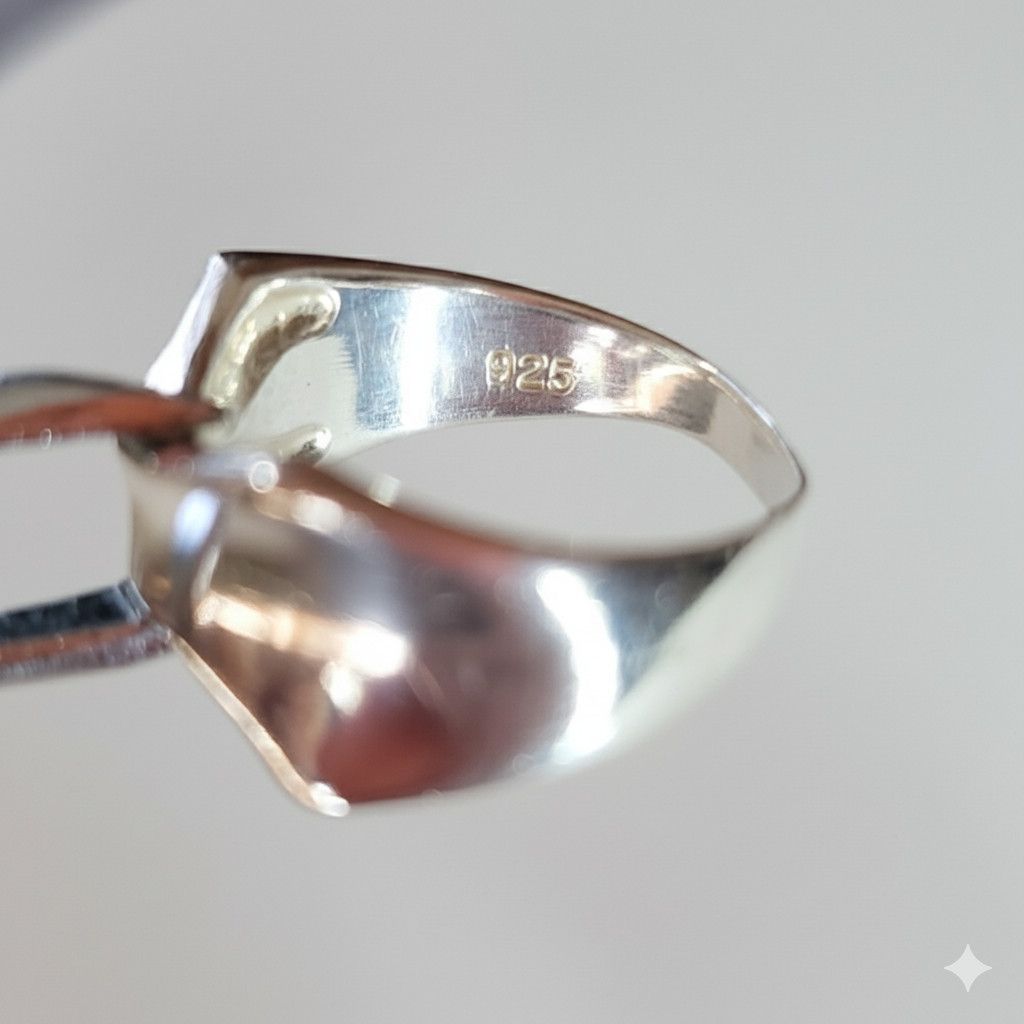 Other Abstract Size 7.75 Ring 925 Sterling Silver Vintage Bowtie Size ONE SIZE - 8 Thumbnail