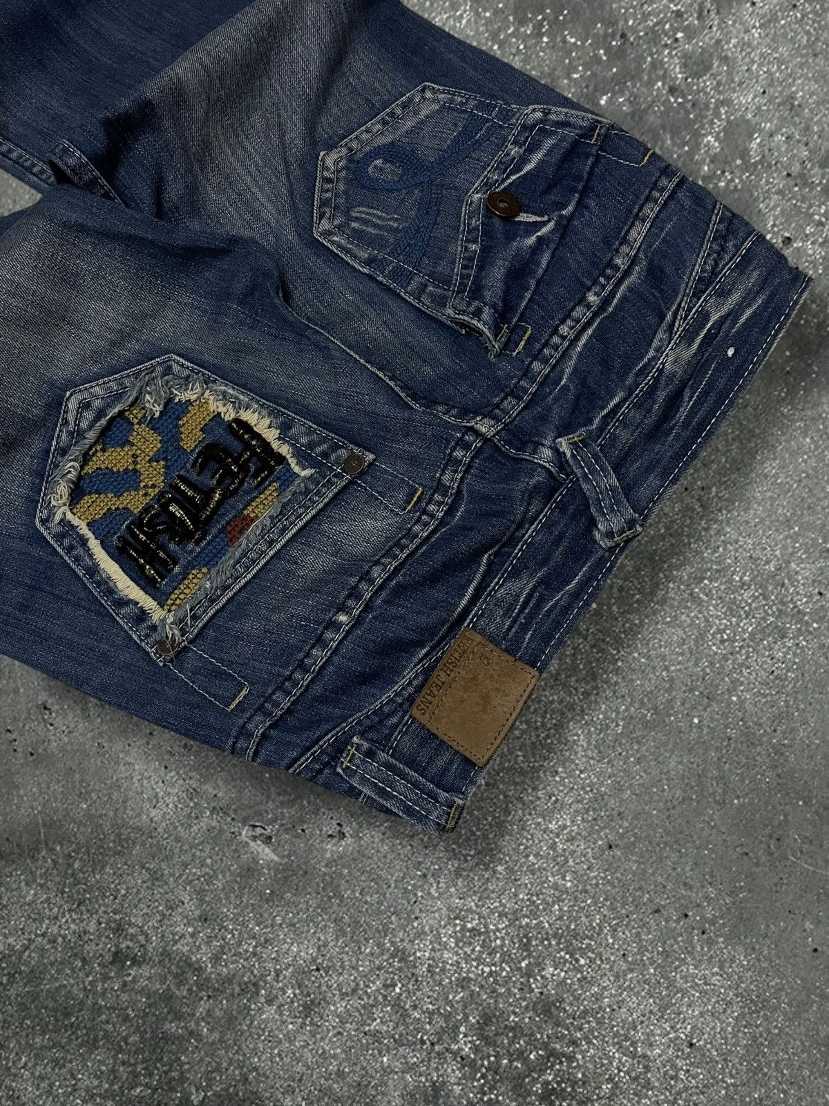 Designer × Japanese Brand × Vintage Vintage 1990s Japan Designer Fetish Baggy Y2K Style Denim Size US 26 / EU 42 - 14 Thumbnail