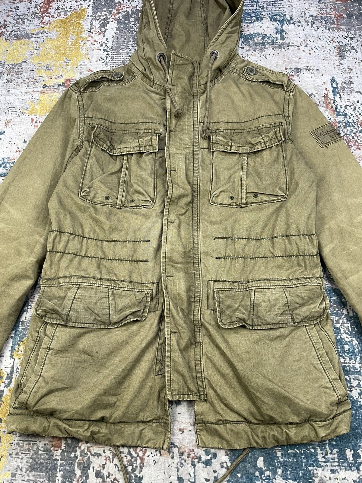 Abercrombie & Fitch Abercrombie And Fitch Tactical Pocket Hamilton Jacket Size US M / EU 48-50 / 2 - 3 Thumbnail