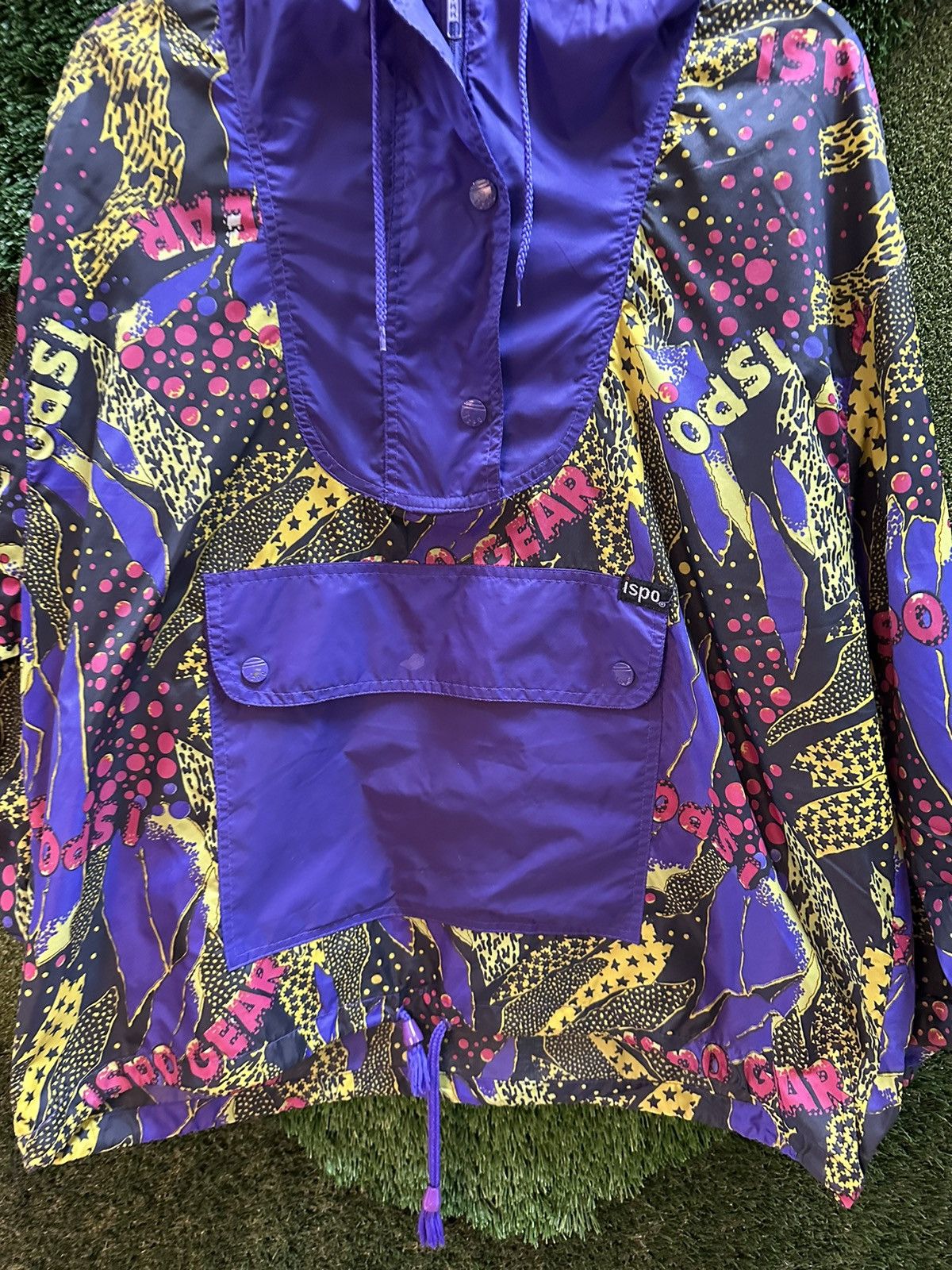 Vintage Vintage ISPO Neon Patterned Light Jacket Large Size US M / EU 48-50 / 2 - 4 Thumbnail