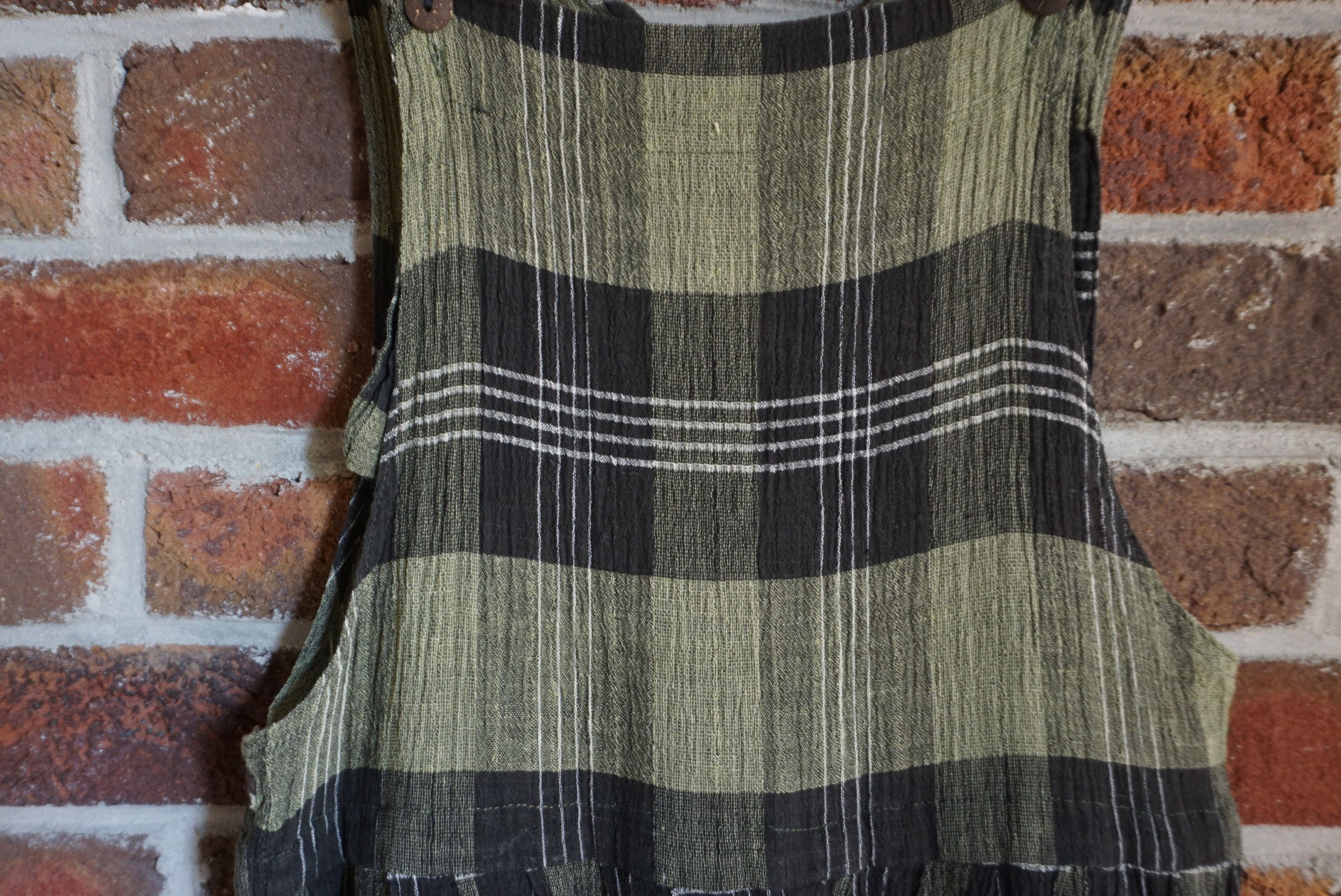 Retrofit Together true vintage dress M 4/6 90's dungaree pinafore Size M / US 6-8 / IT 42-44 - 7 Thumbnail
