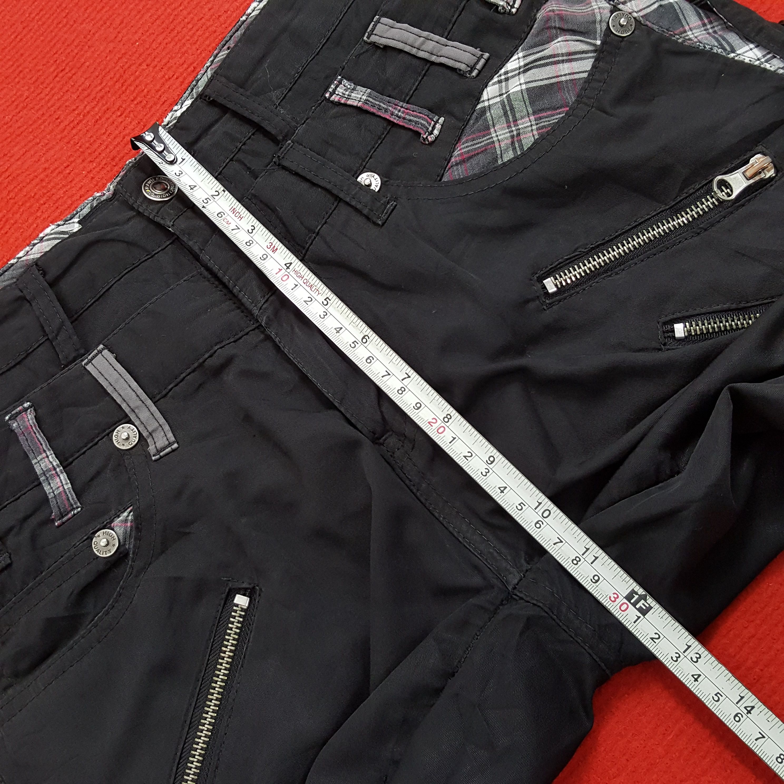 Vintage Nylaus Jeans Double Waist Style Rock Punk Streetwear Pants Size US 32 / EU 48 - 8 Thumbnail