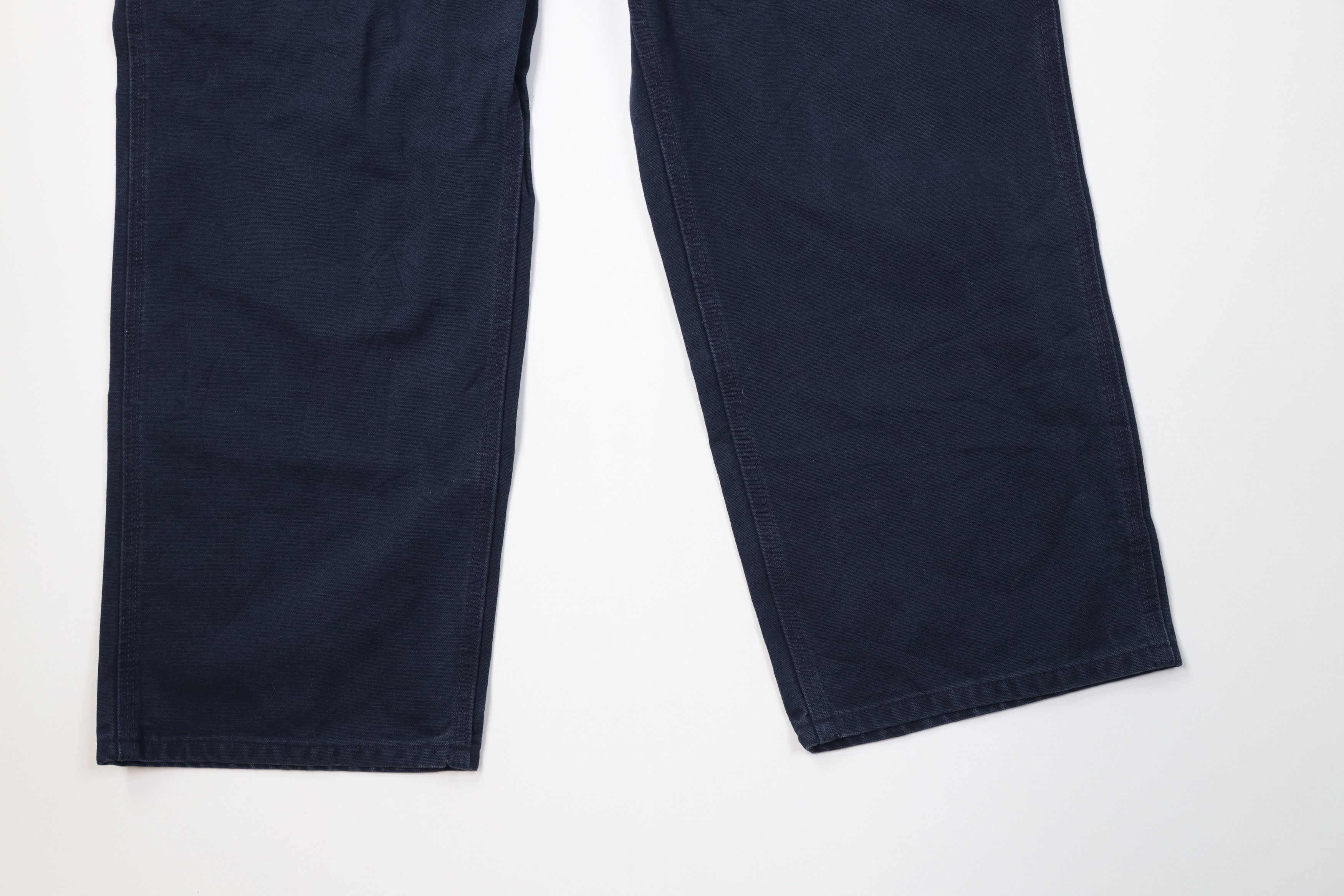 Carhartt Vintage Y2K Carhartt Wide Leg Dungaree Pants Navy Blue Size US 42 / EU 58 - 4 Thumbnail