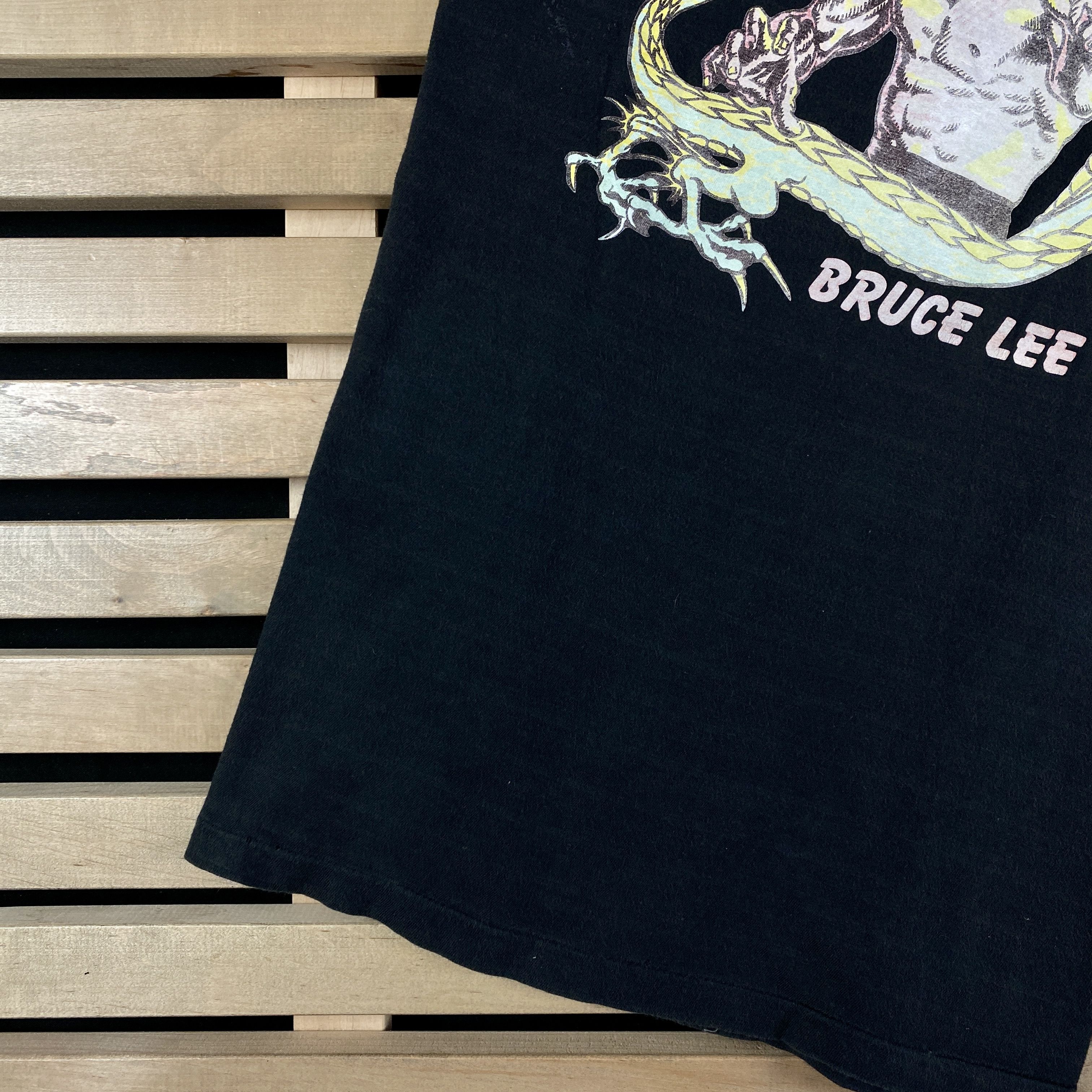 Vintage Mens Vintage T-Shirt Bruce Lee Size XL Size US XL / EU 56 / 4 - 3 Thumbnail