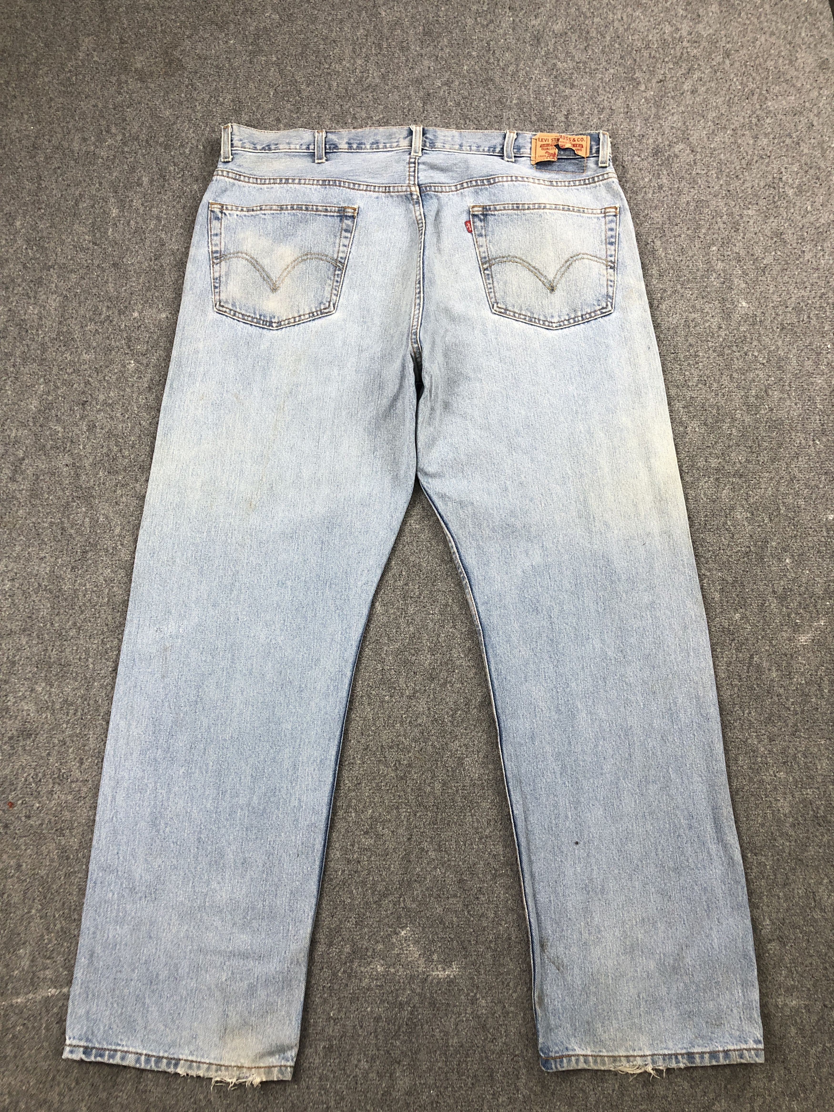 Levi's Vintage Levis 505 Light Wash Jeans DP2446 Size US 41 - 3 Thumbnail