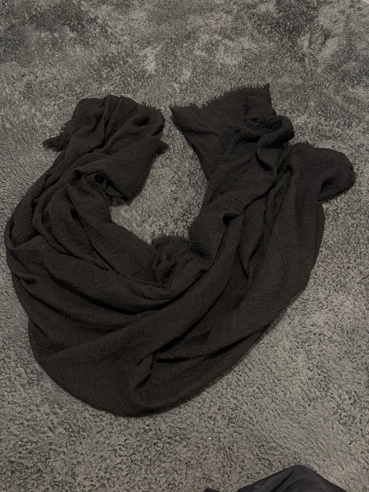 Hedi Slimane Mesh Issey Miyake Hedi Slimane Dior Style Viscose Scarf Size ONE SIZE - 3 Thumbnail