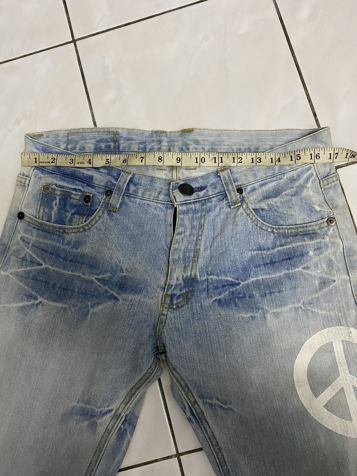 Other Peace Denim Jeans Size US 34 / EU 50 - 19 Thumbnail