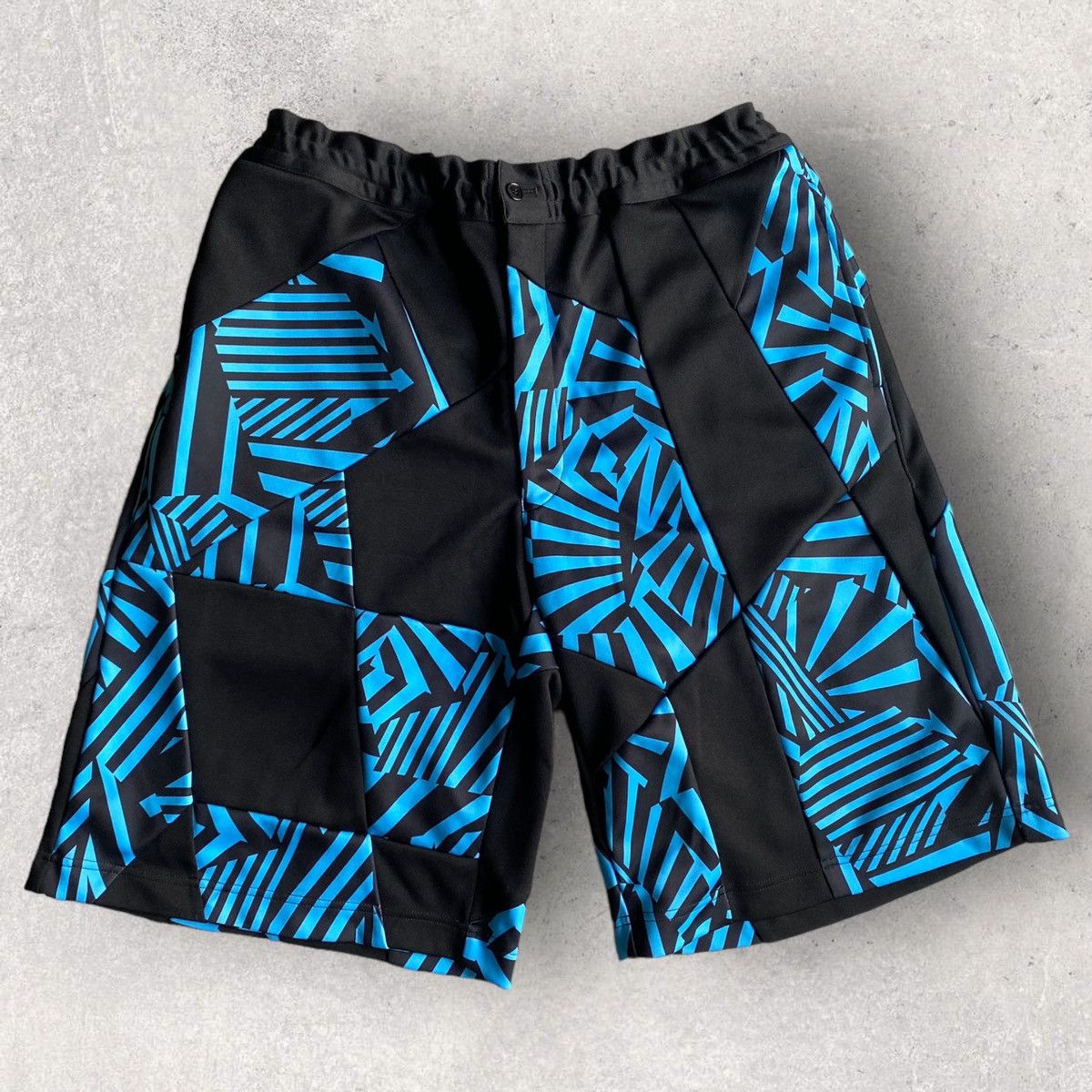 image of Comme Des Garcons x Comme Des Garcons Homme Plus Ss23 Nylon Patch Shorts in Black, Men's (Size 32)