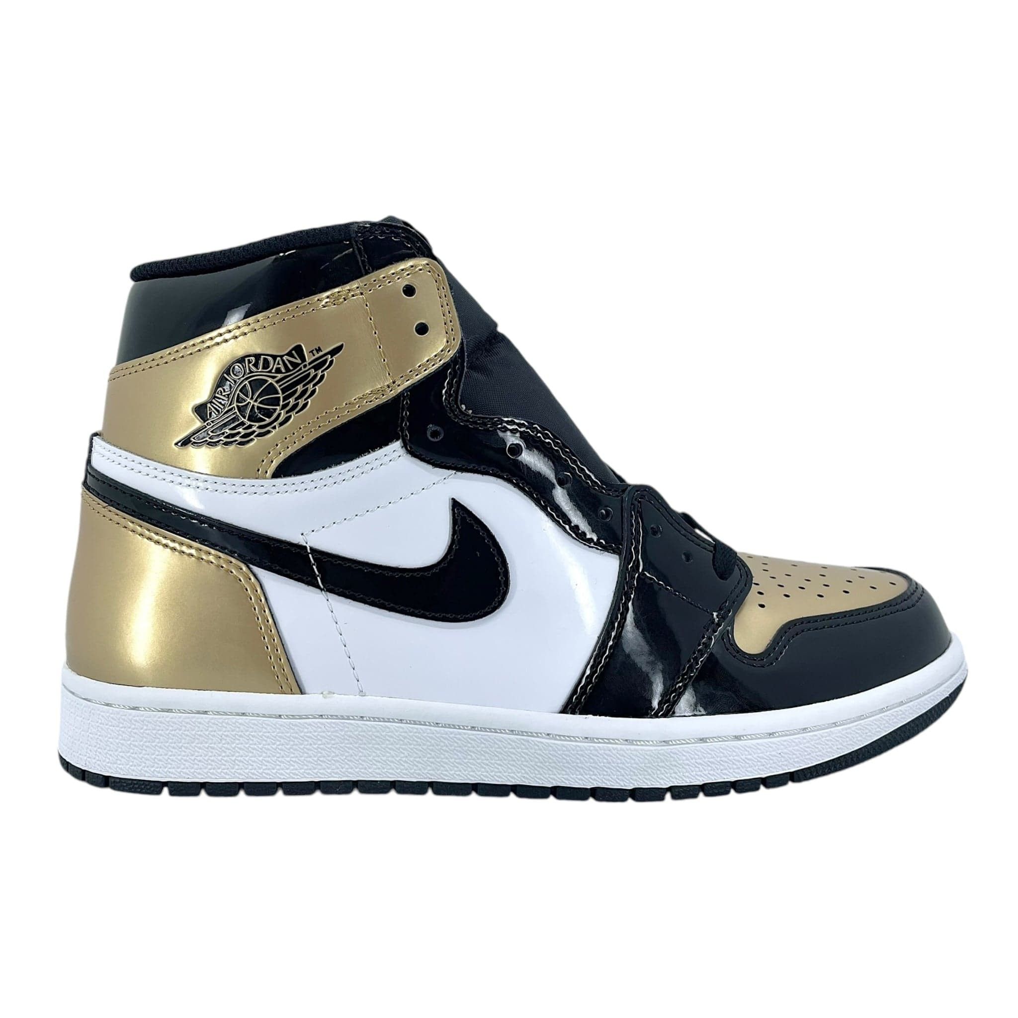 1 Retro High NRG Patent Gold Toe