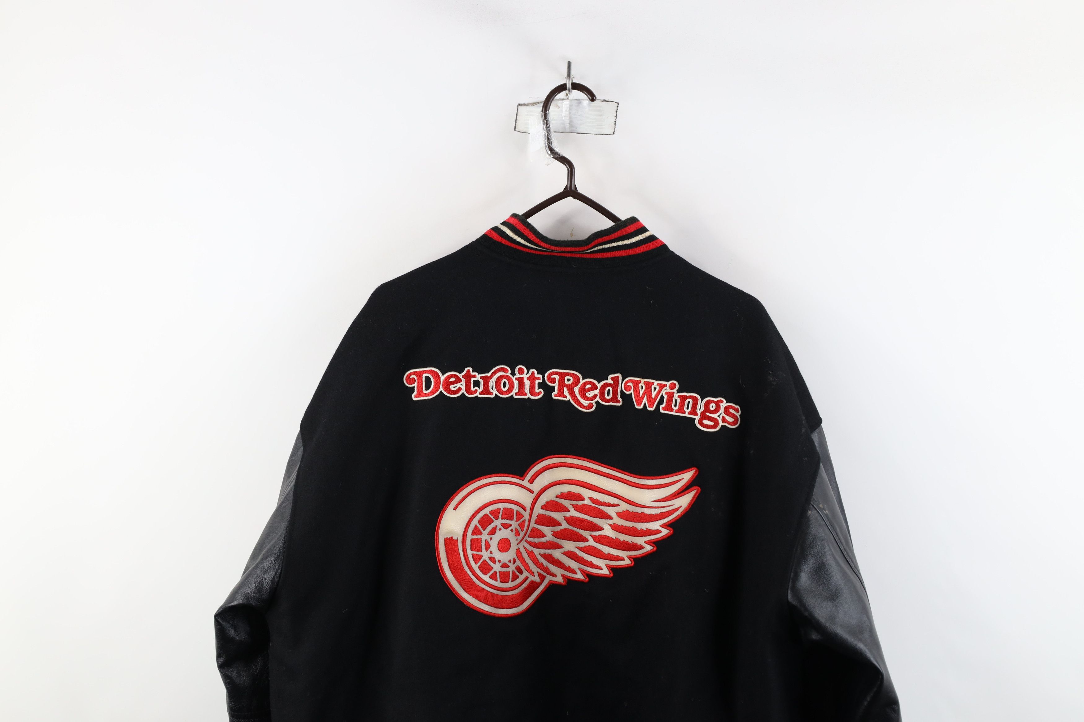 Vintage Vintage 90s Reversible Hockey Wool Leather Varsity Jacket Size US XL / EU 56 / 4 - 10 Thumbnail