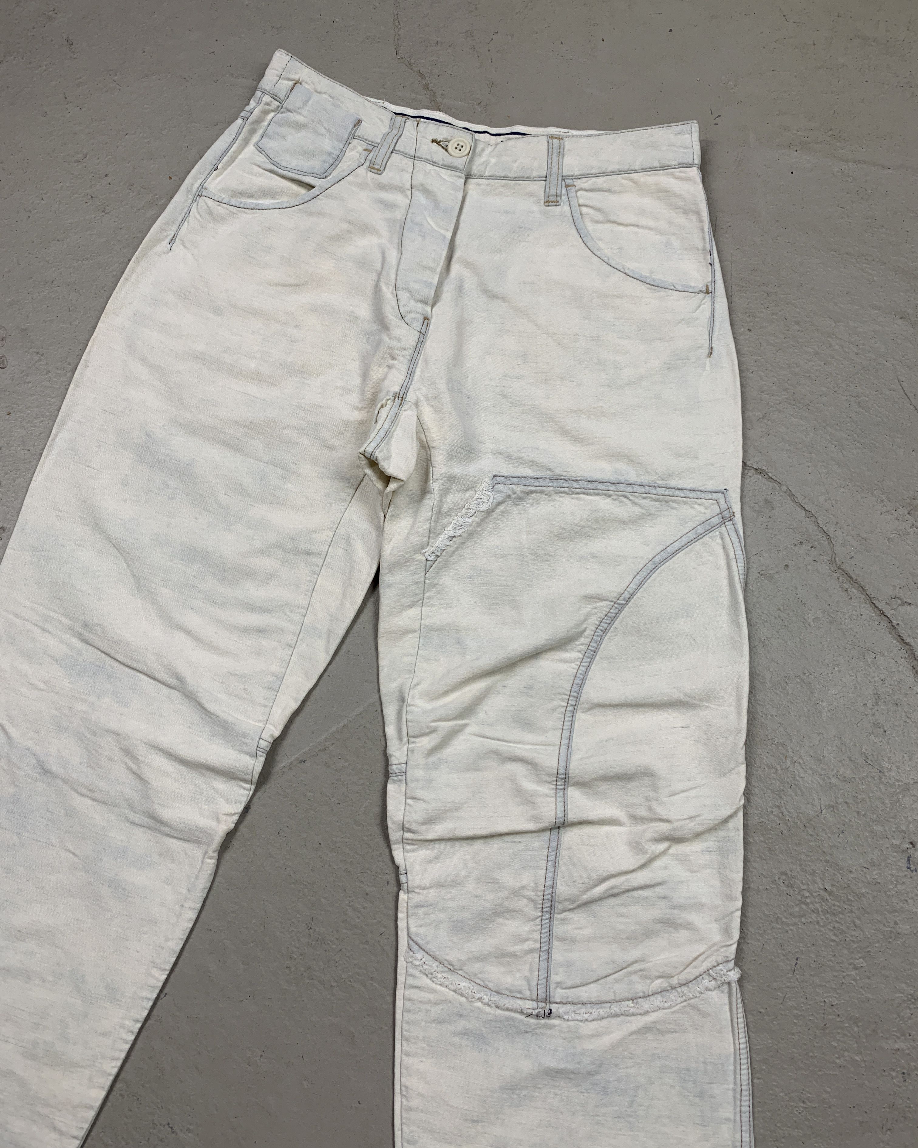 Armani × Emporio Armani × Giorgio Armani Hemp Paneled Pants Size US 29 - 3 Thumbnail