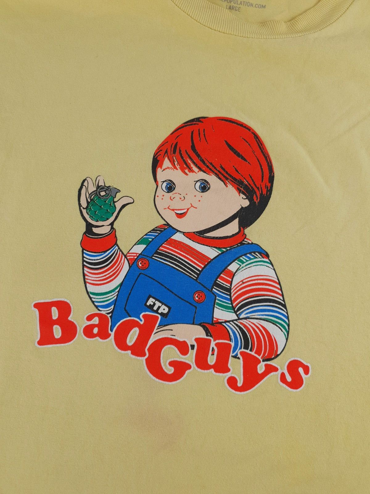 Fuck The Population FTP BadGuys Tee (2024 Size US L / EU 52-54 / 3 - 4 Thumbnail