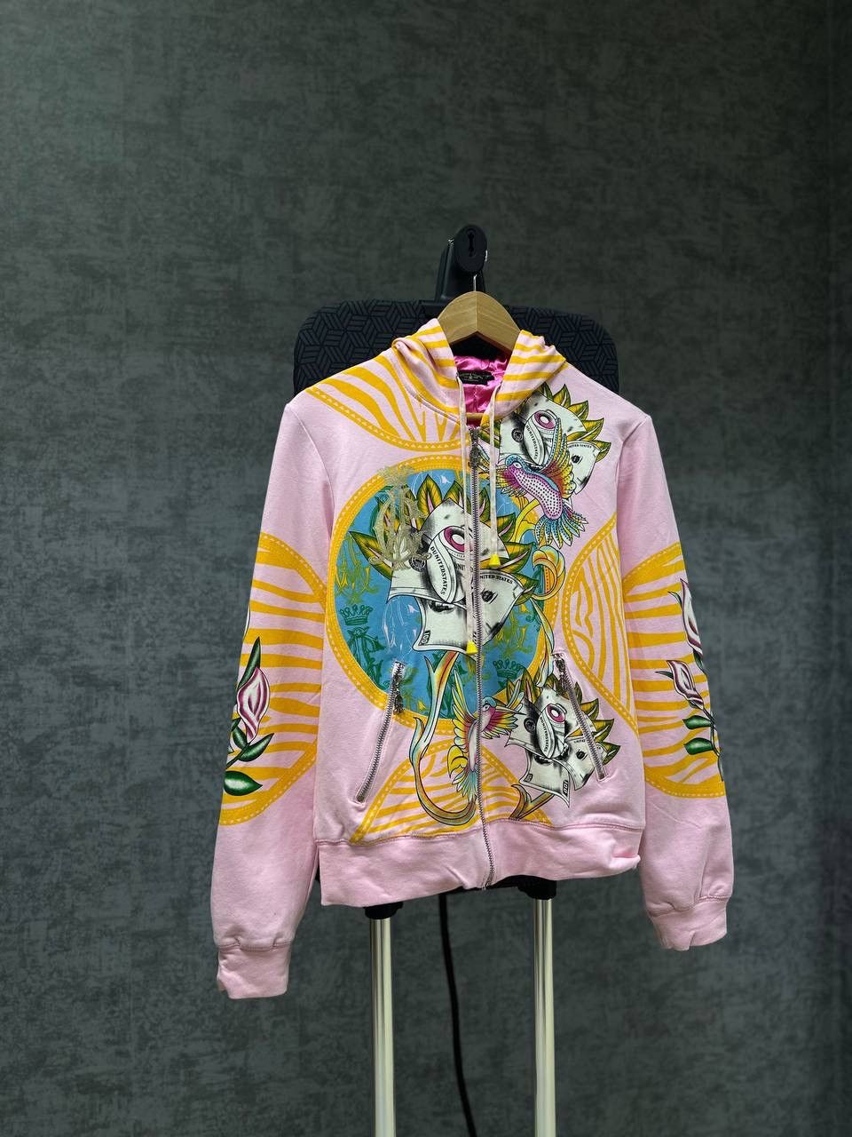 Christian Audigier × Ed Hardy × Vintage Vintage Ed Hardy Christian Audigier Hoodie Size M / US 6-8 / IT 42-44 - 4 Thumbnail