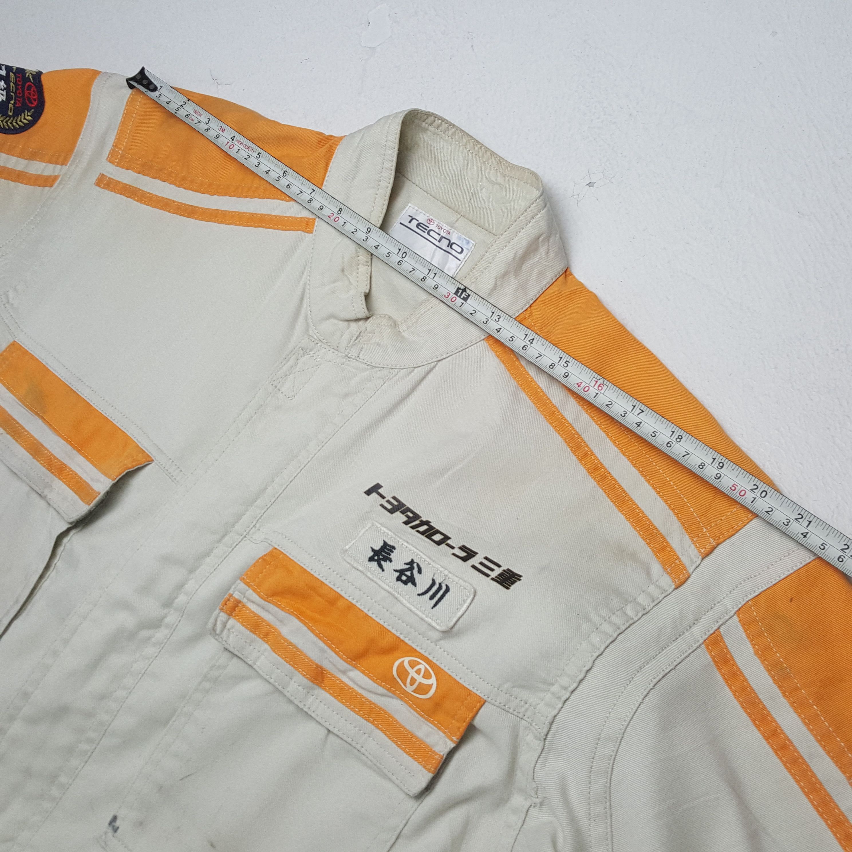 Vintage Vintage TOYOTO TECNO Japanese Racing Team Coverall Jacket Size US L / EU 52-54 / 3 - 9 Thumbnail