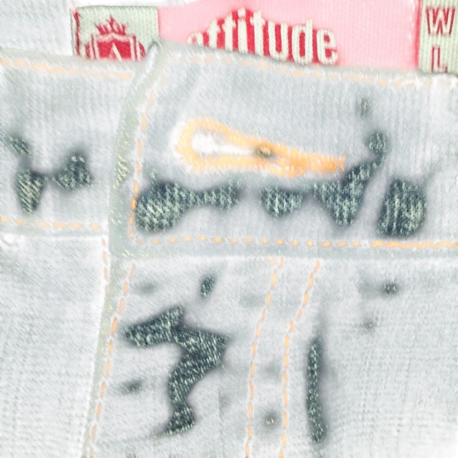 Vintage Vintage NTW Attitude Straight Leg Denim Jeans 34x30 Size US 34 / EU 50 - 11 Thumbnail