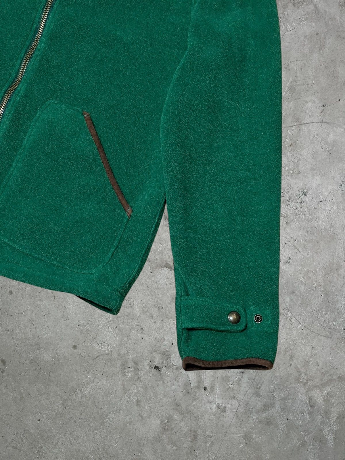 Polo Ralph Lauren Vintage Polo Ralph Lauren Fleece w/ Calf Leather Details Size US M / EU 48-50 / 2 - 4 Thumbnail