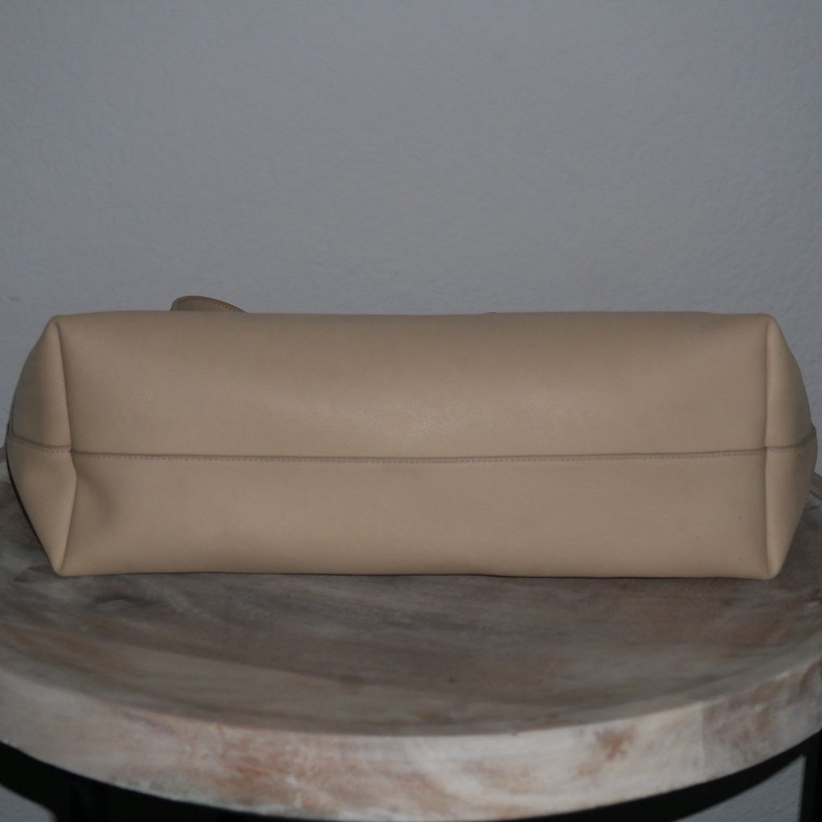 Yves Saint Laurent Shopping Saint Laurent In Leather - Dark Beige Size ONE SIZE - 13 Thumbnail