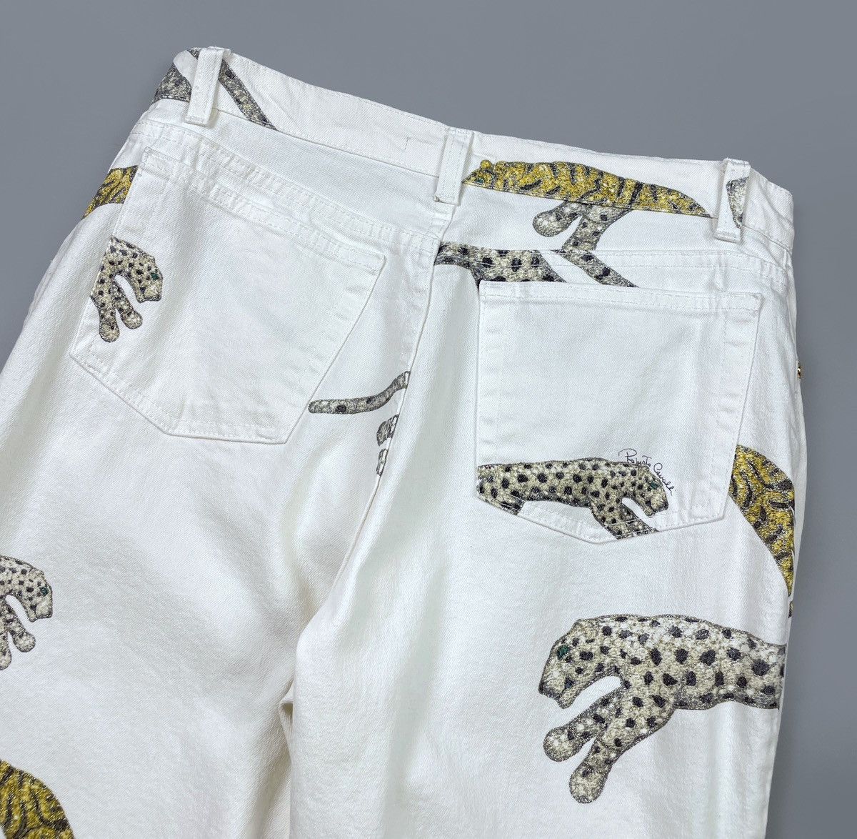 Roberto Cavalli Vintage Roberto Cavalli Leopard & Tiger Animal Print Pants M Size 28" / US 6 / IT 42 - 9 Thumbnail