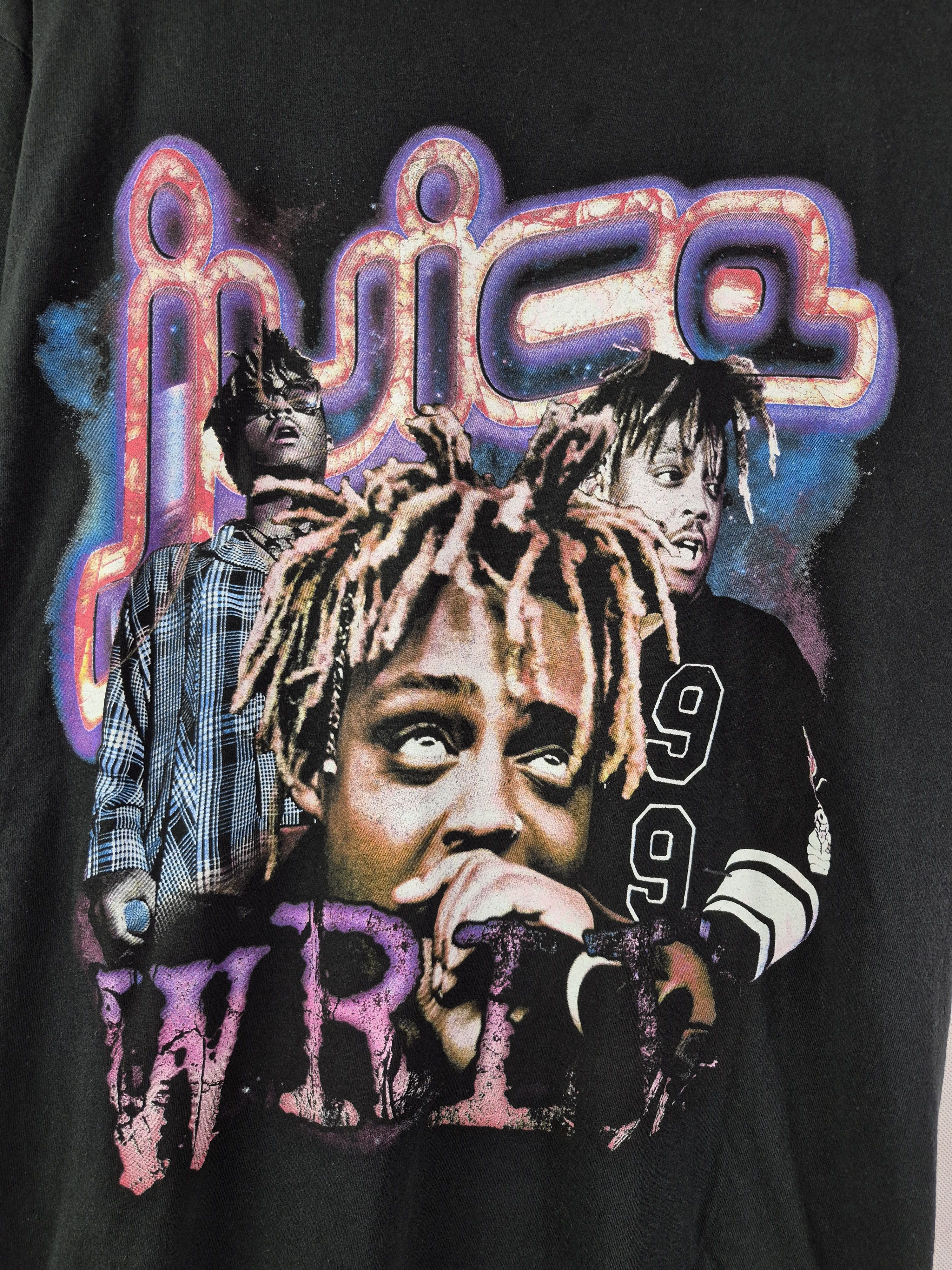 999 Club 999 Club Juice WRLD Rap Tees Big Print Hip Hop Size US XL / EU 56 / 4 - 3 Thumbnail