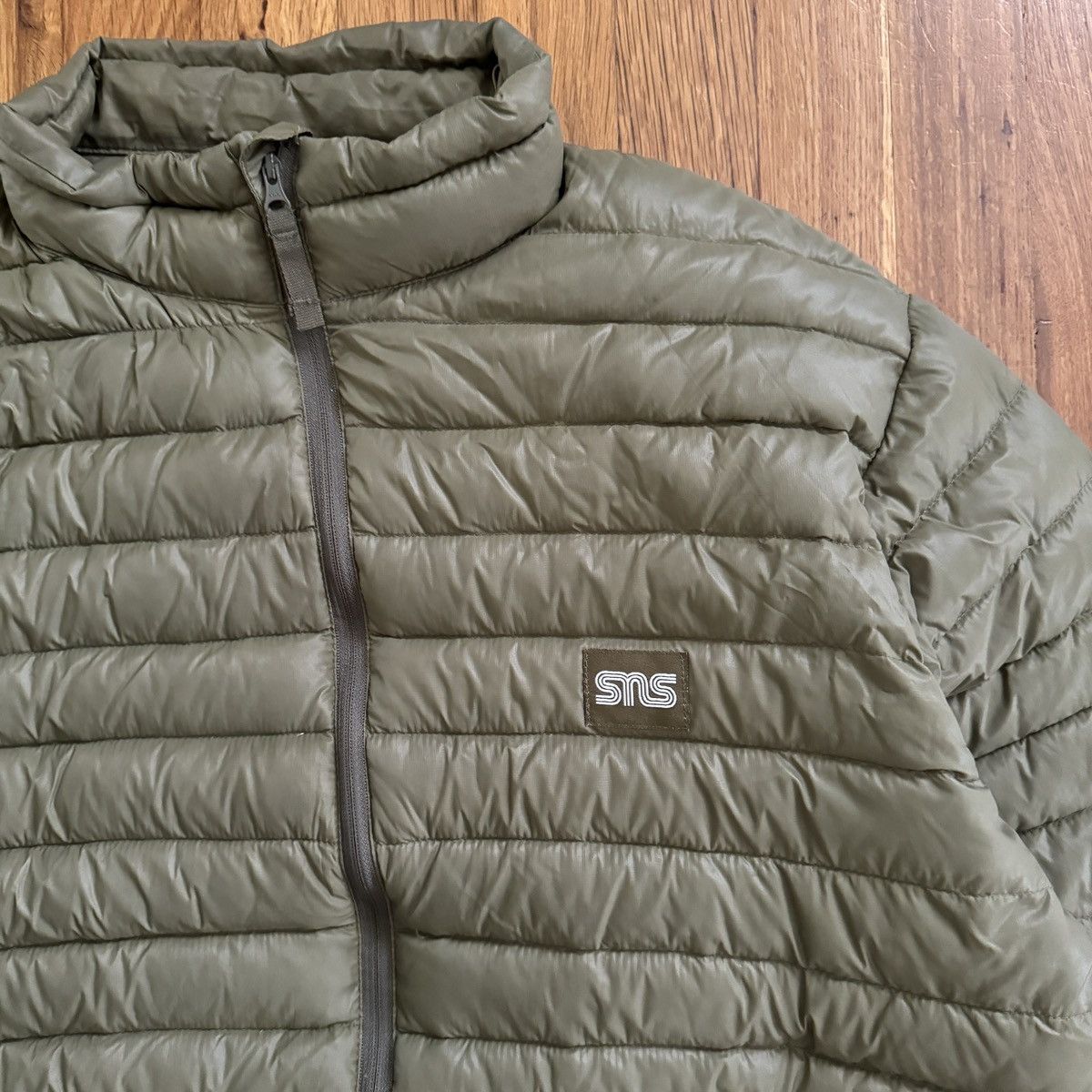 Sneakersnstuff SNS Puffer Zip Jacket - Green | Grailed