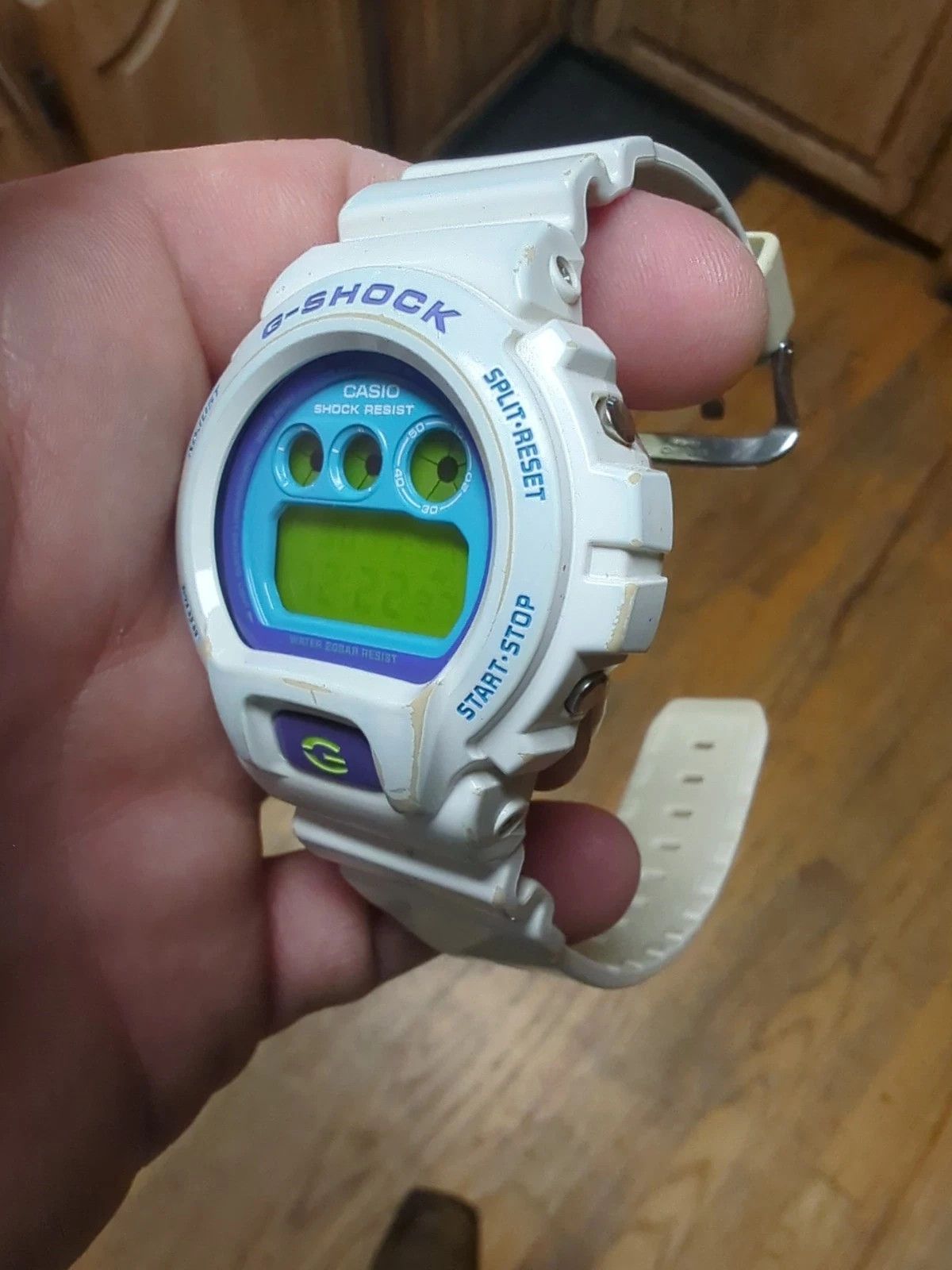 Casio Casio G-Shock DW-6900-CS-7 White Watch Green Purple White Size ONE SIZE - 3 Thumbnail