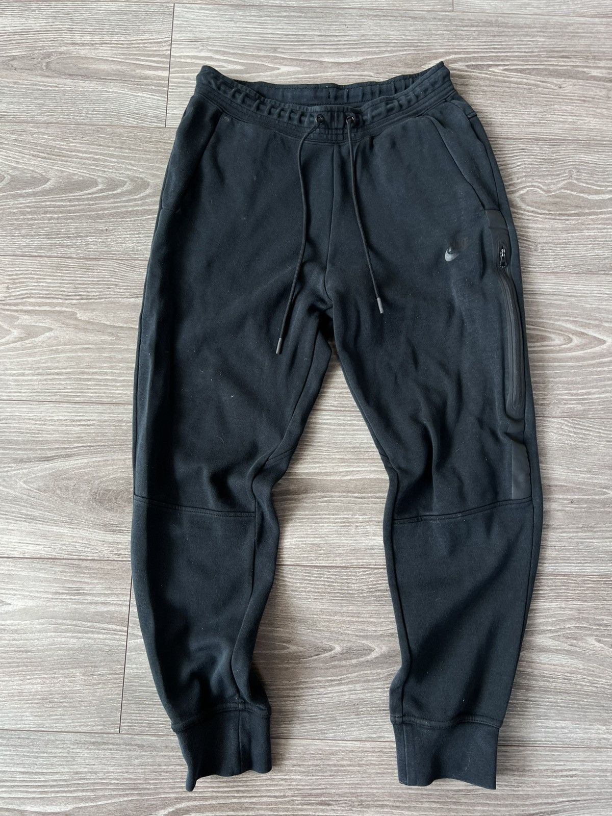 Nike Nike Tech Fleece Big Zip Pocket Triple Black Sweatpants Size US 30 / EU 46 - 9 Thumbnail