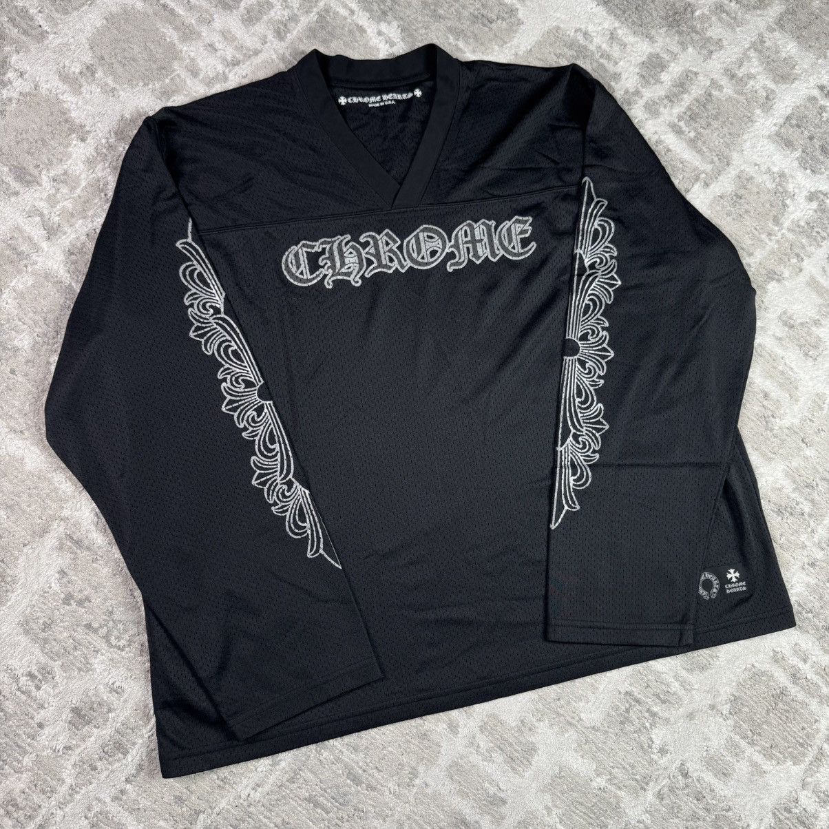 Chrome Hearts Mesh stadium floral long sleeve jersey Size US XXL / EU 58 / 5 - 1 Thumbnail