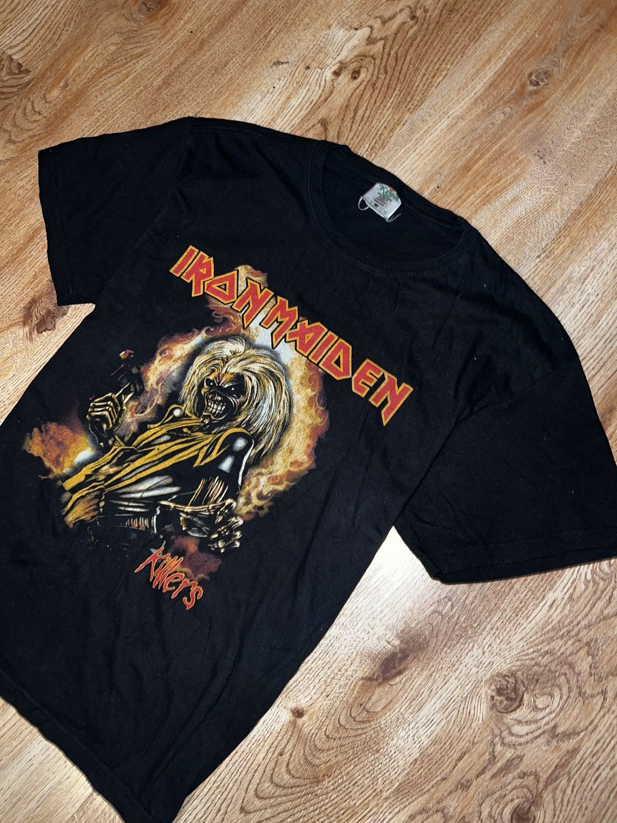 Diamond Supply Co. × Iron Maiden Diamond X Huff - Ripoff Iron maiden vintage T-shirt Size US M / EU 48-50 / 2 - 2 Thumbnail