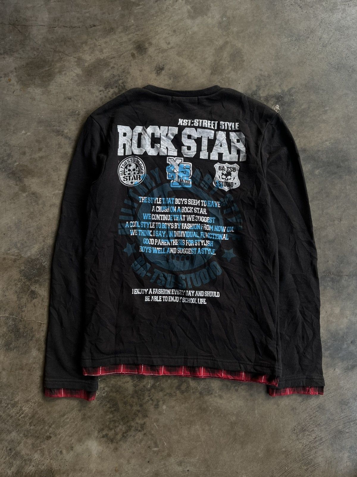 Isamu Katayama Backlash JAPANESE BA-TSU POEM DOUBLE LAYER GOTHIC SEDITIONARIES PUNK Size US M / EU 48-50 / 2 - 2 Thumbnail