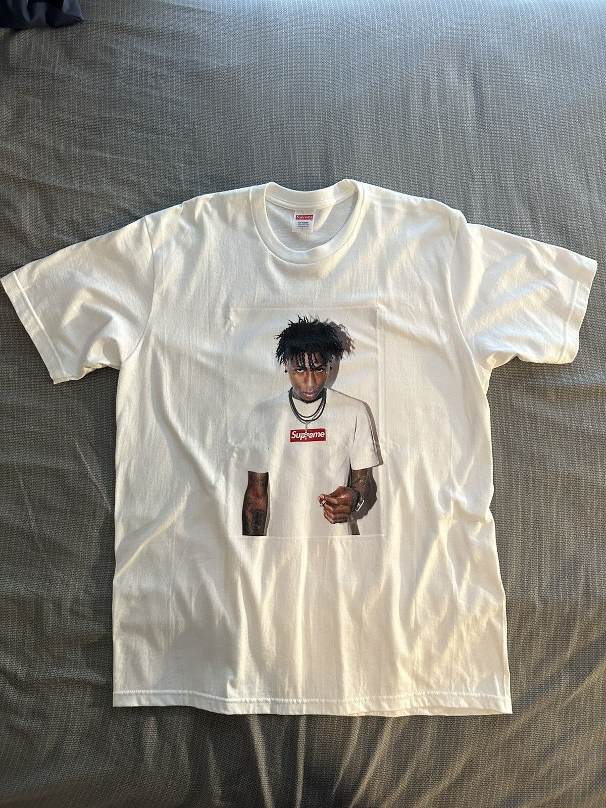 Supreme Supreme NBA YoungBoy White Tee | Grailed