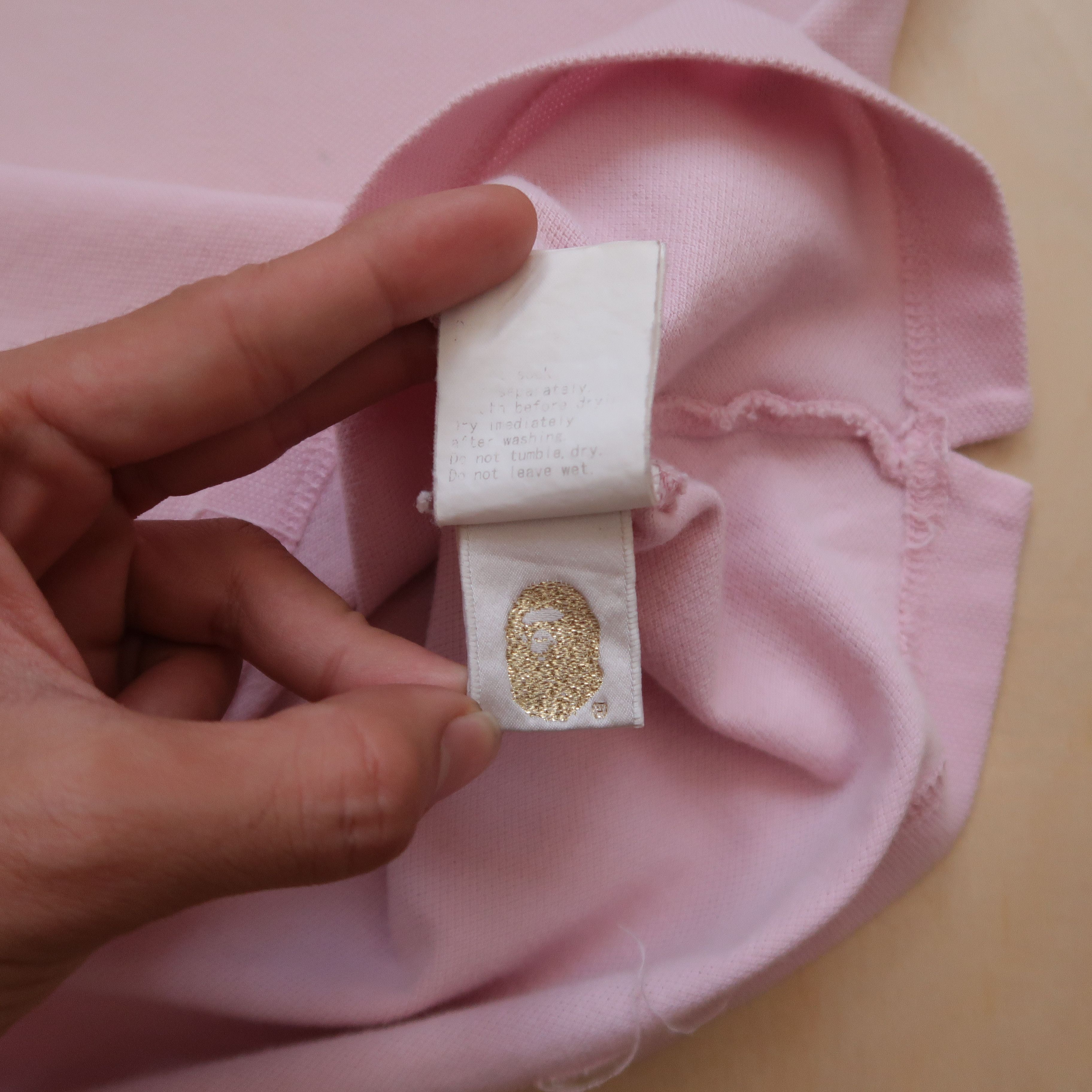 Bape Rare Bape Pirates Pink on Pink Polo Shirt Size US M / EU 48-50 / 2 - 13 Thumbnail