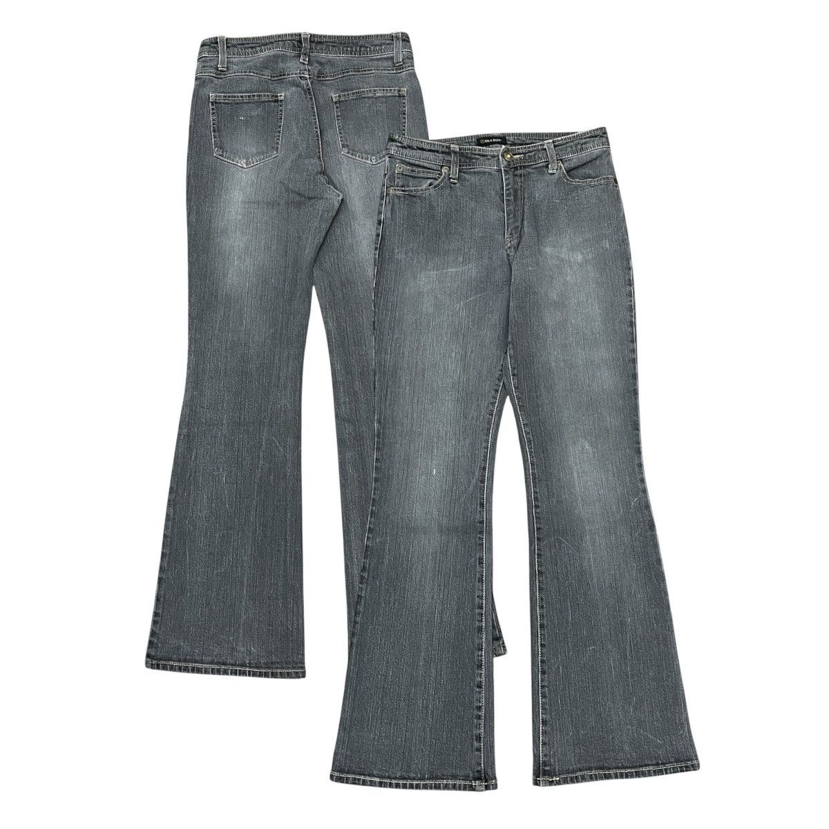 Japanese Brand Back Rush - Flared Denim Stretch ifsix Lgb Style Size US 26 / EU 42 - 1 Thumbnail