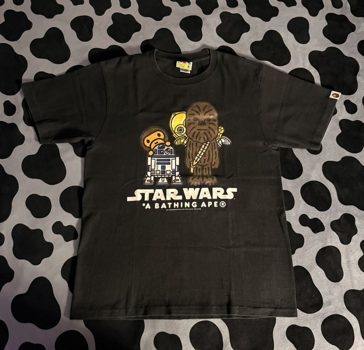 FW11 BAPE X StarWars R2/C3 and Chewbacca Tee
