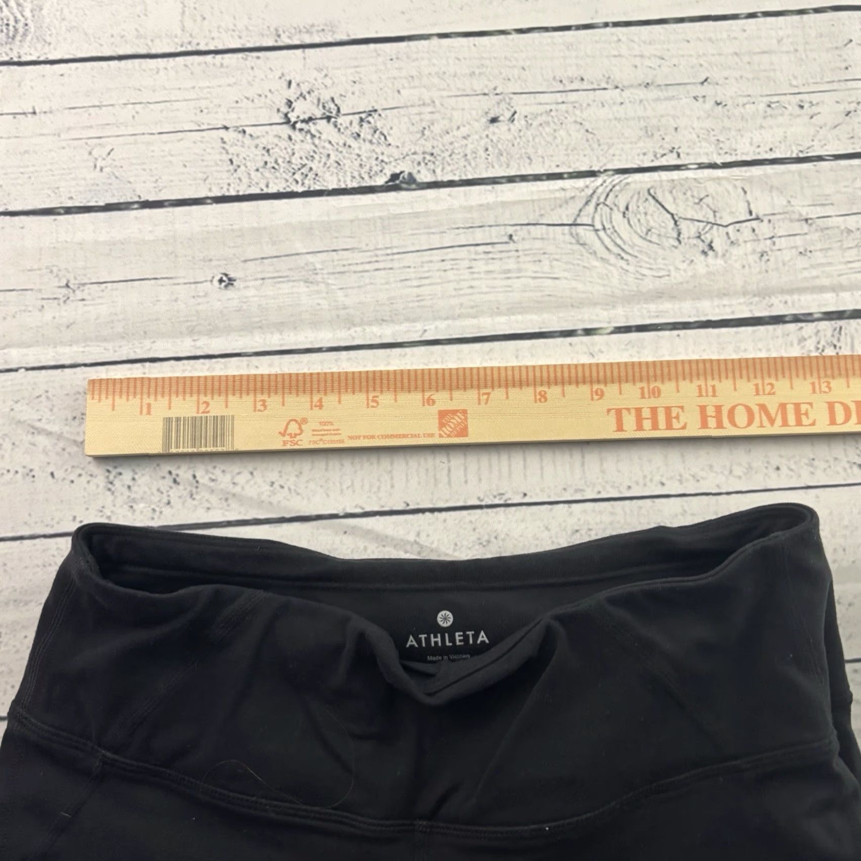 Athleta Athleta Leggings Flare Leg Power Kick Yoga Pants Women's XS Black Size 26" / US 2 / IT 38 - 3 Thumbnail